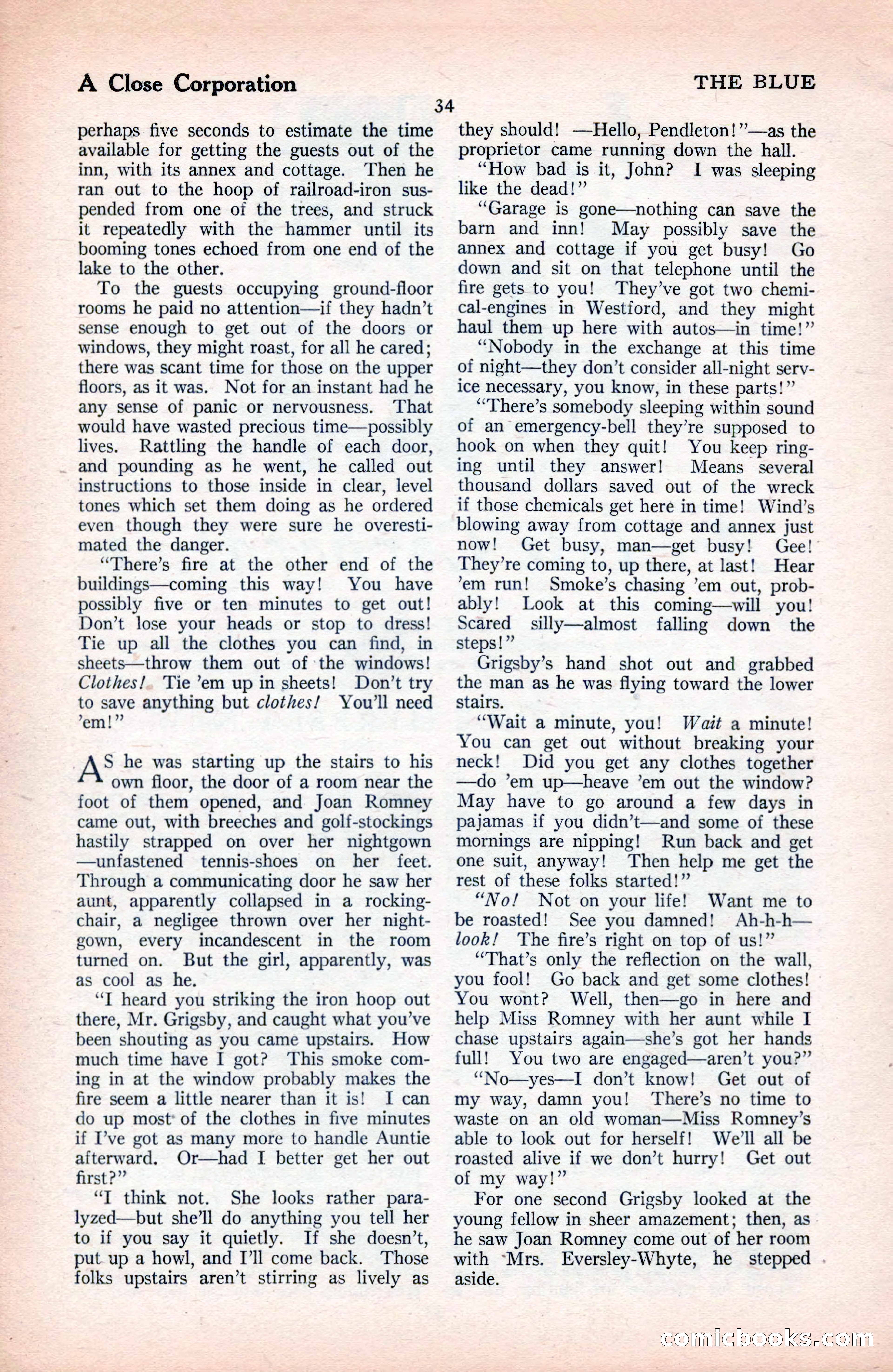 The Blue Book Magazine, September 1925 — page 36 of 208