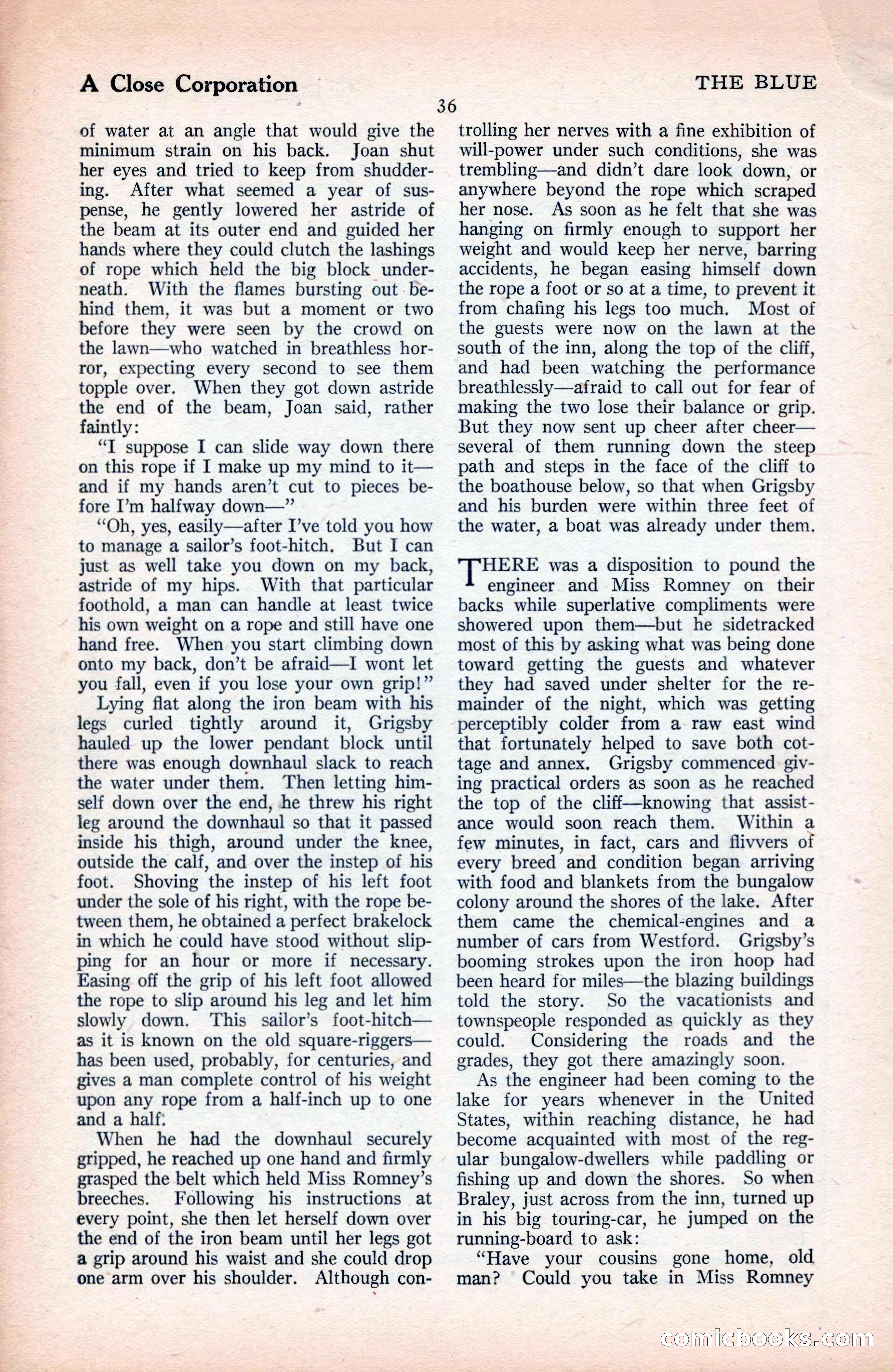 The Blue Book Magazine, September 1925 — page 38 of 208