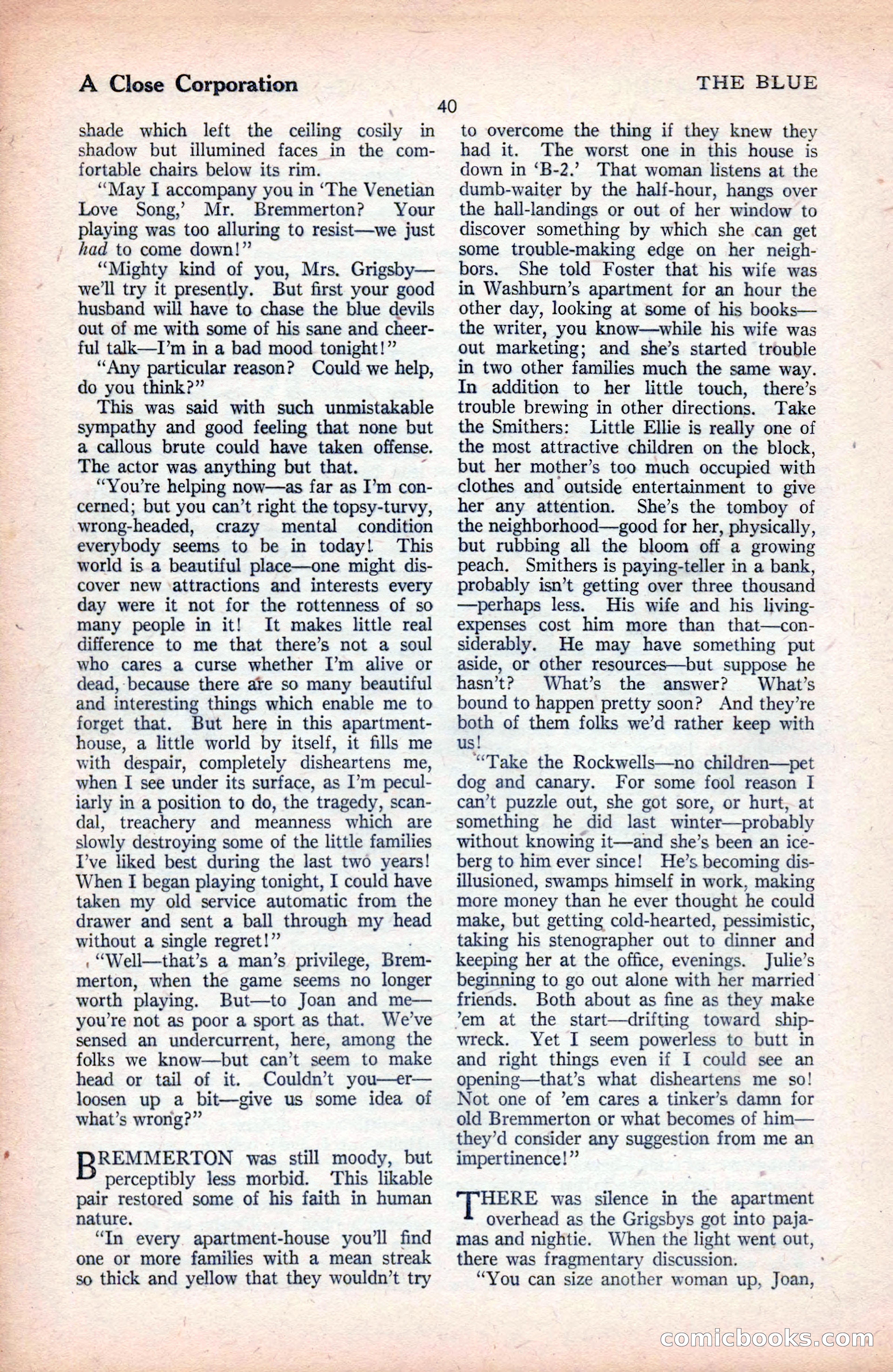 The Blue Book Magazine, September 1925 — page 42 of 208