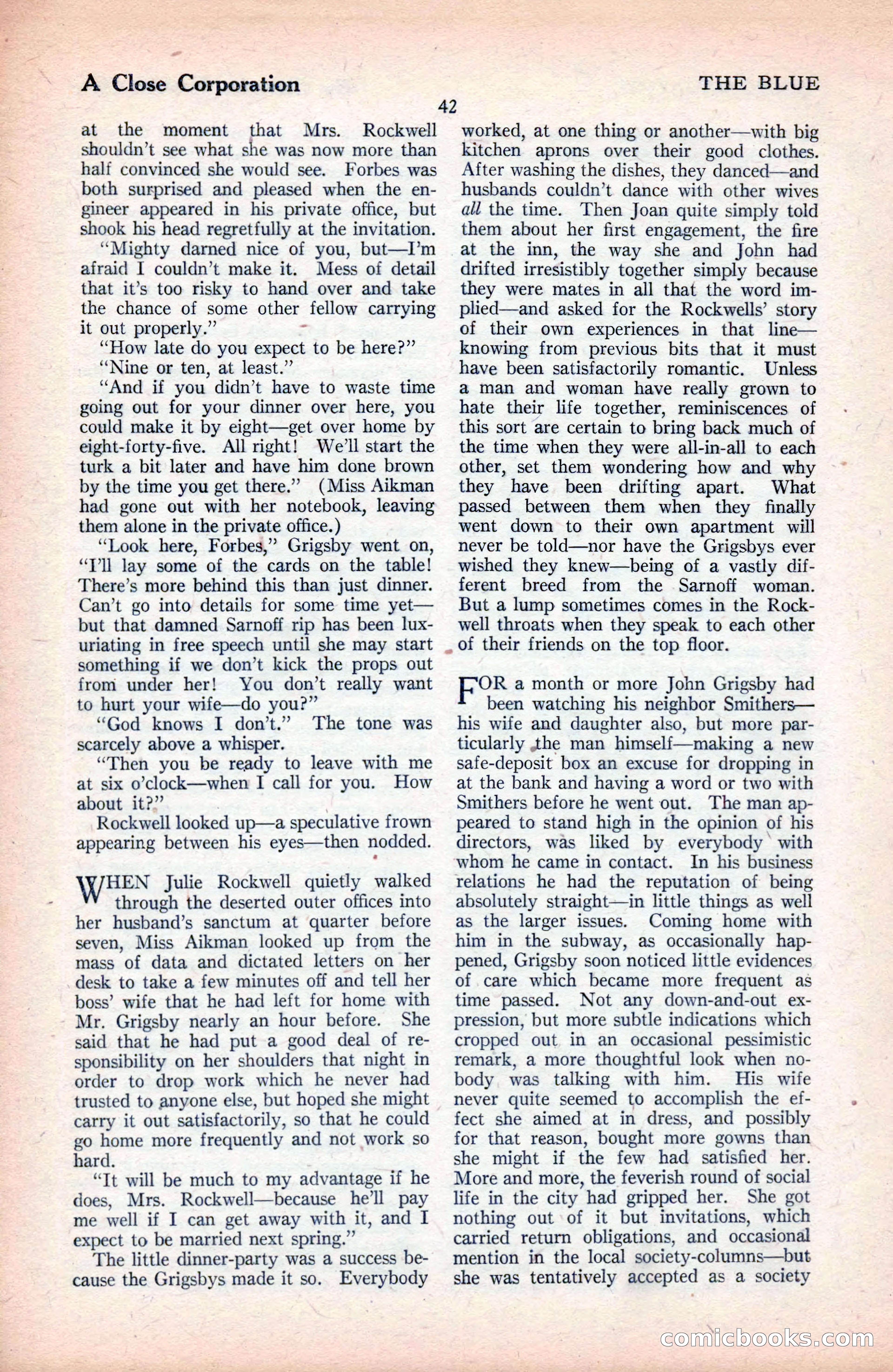 The Blue Book Magazine, September 1925 — page 44 of 208