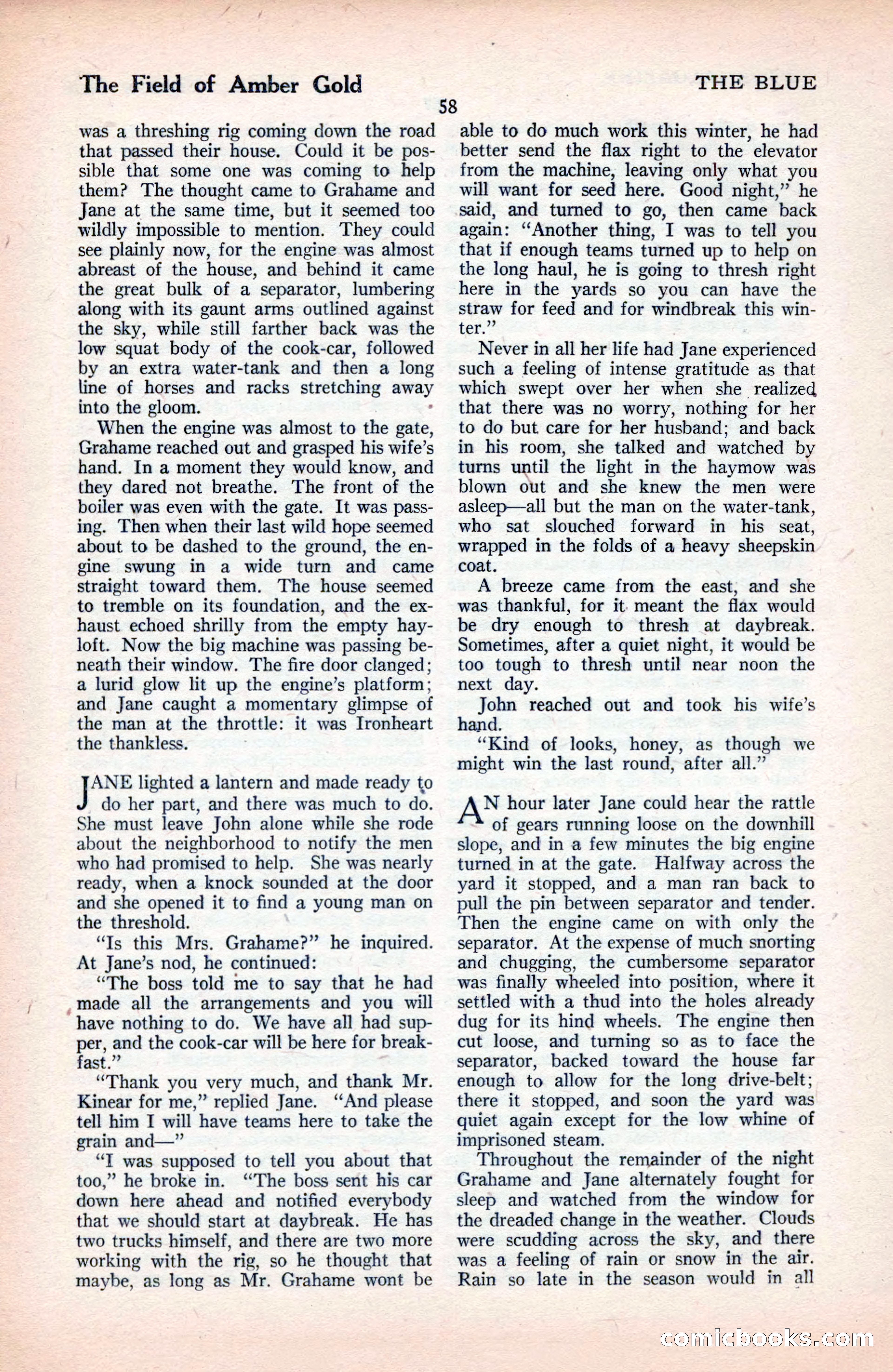 The Blue Book Magazine, September 1925 — page 60 of 208