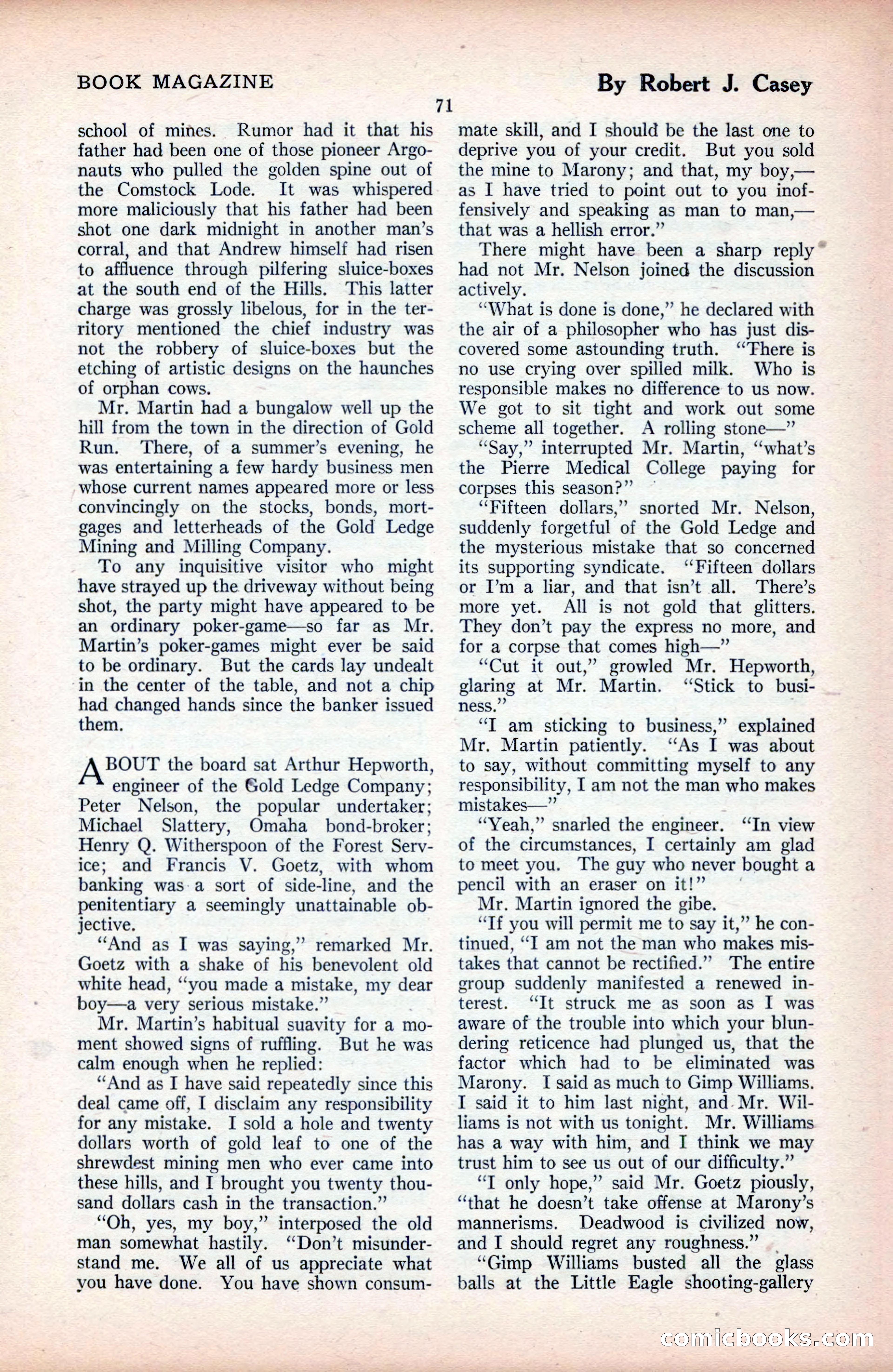 The Blue Book Magazine, September 1925 — page 73 of 208