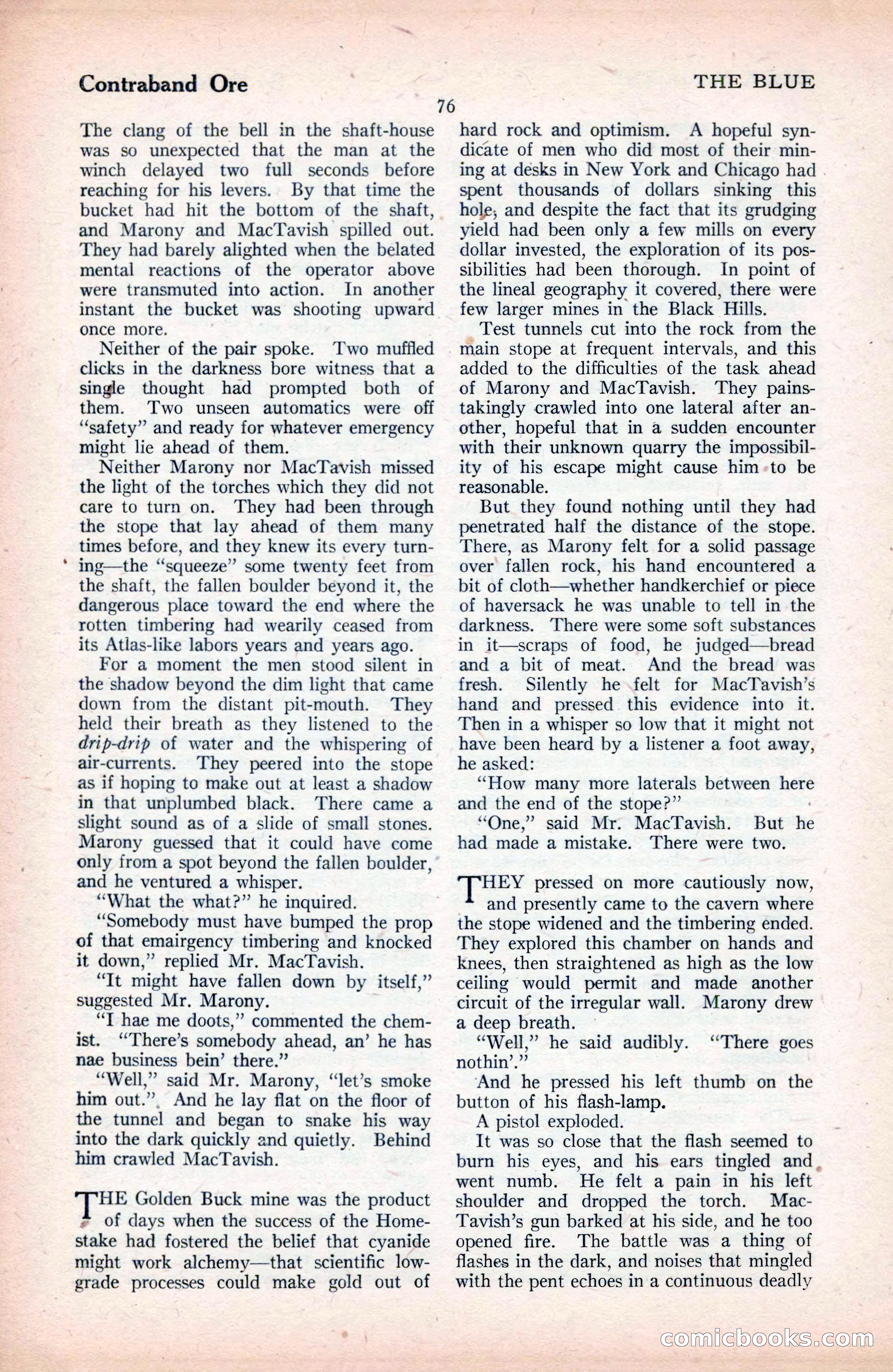 The Blue Book Magazine, September 1925 — page 78 of 208