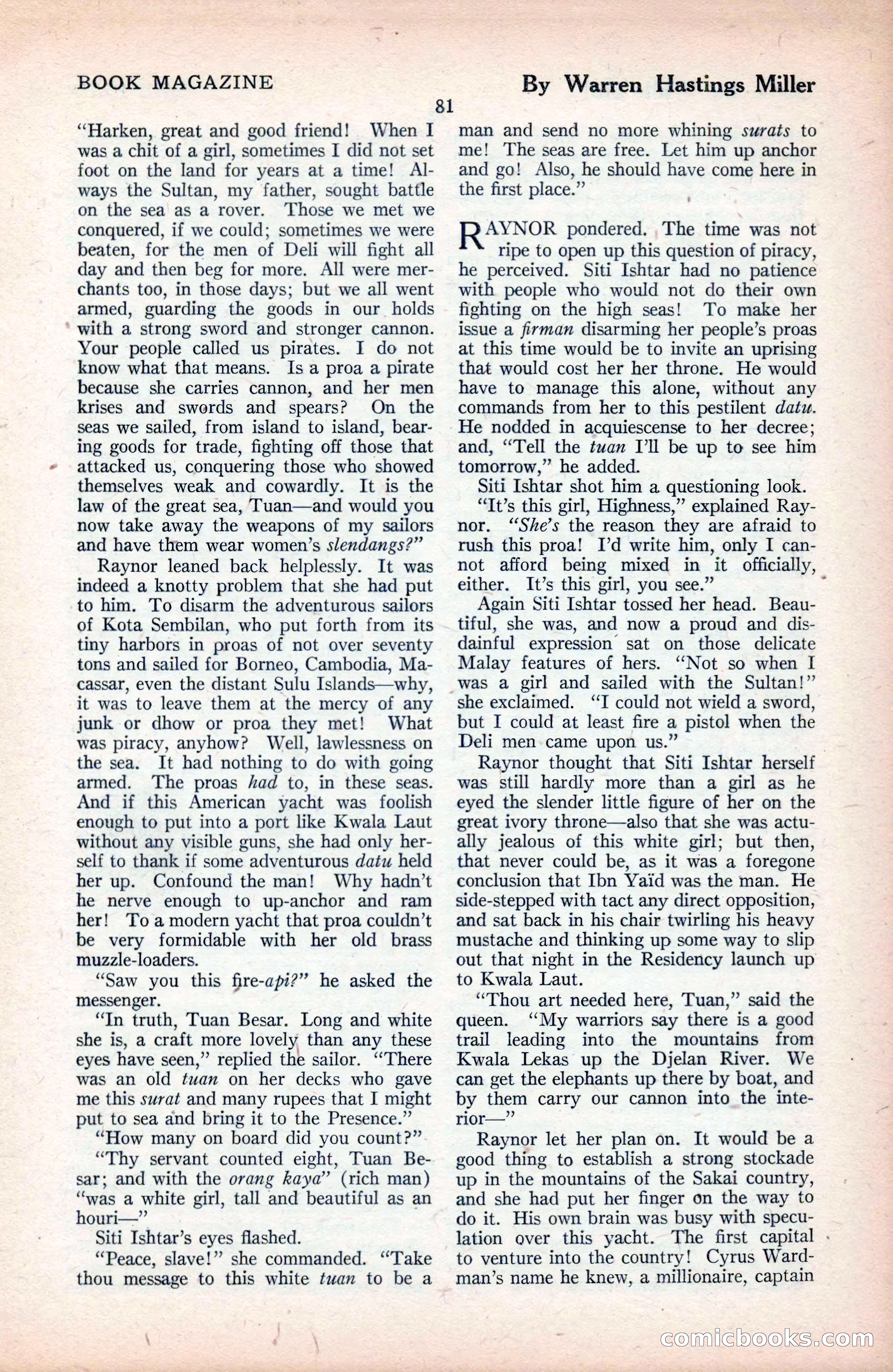 The Blue Book Magazine, September 1925 — page 83 of 208
