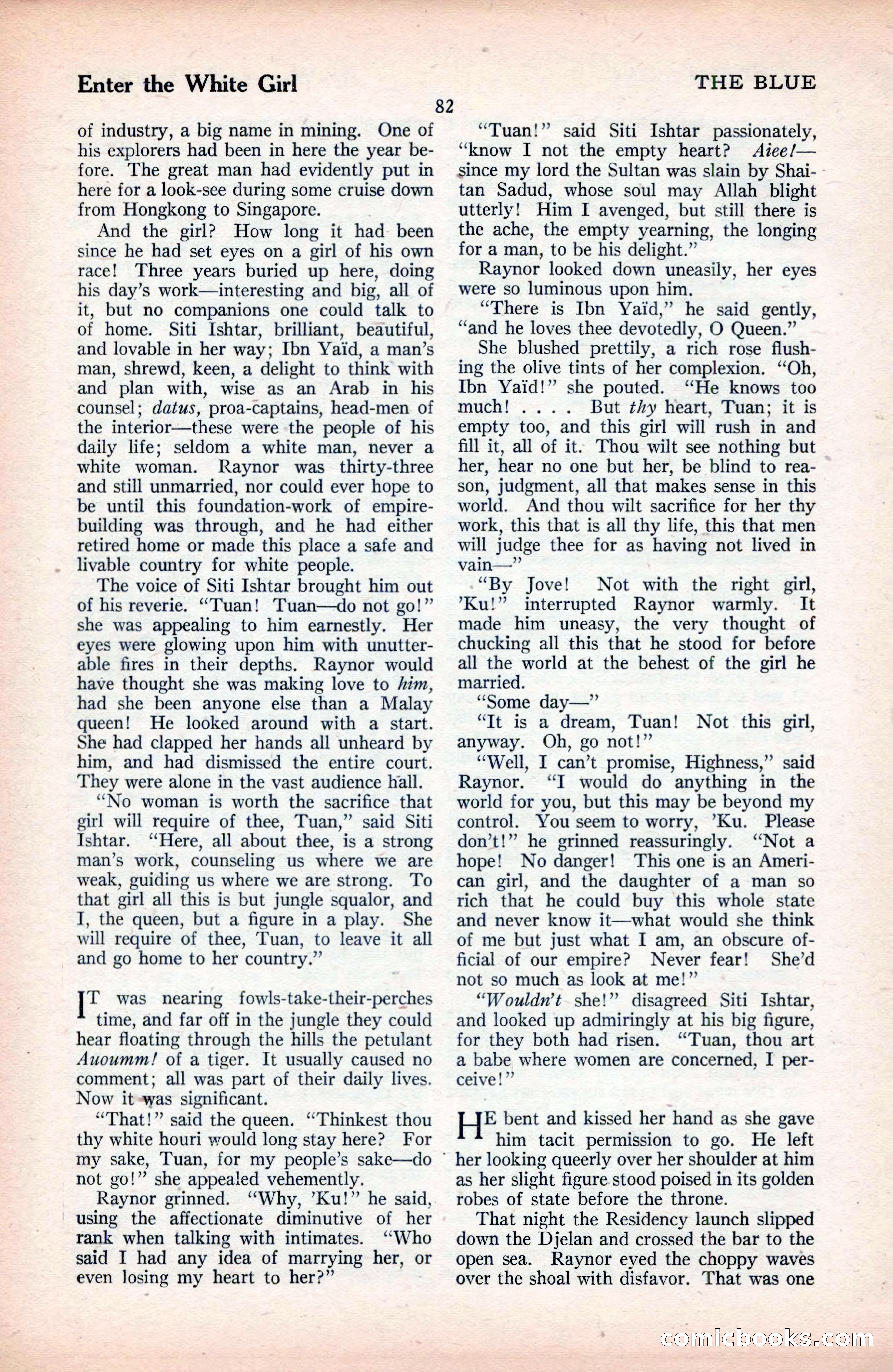 The Blue Book Magazine, September 1925 — page 84 of 208