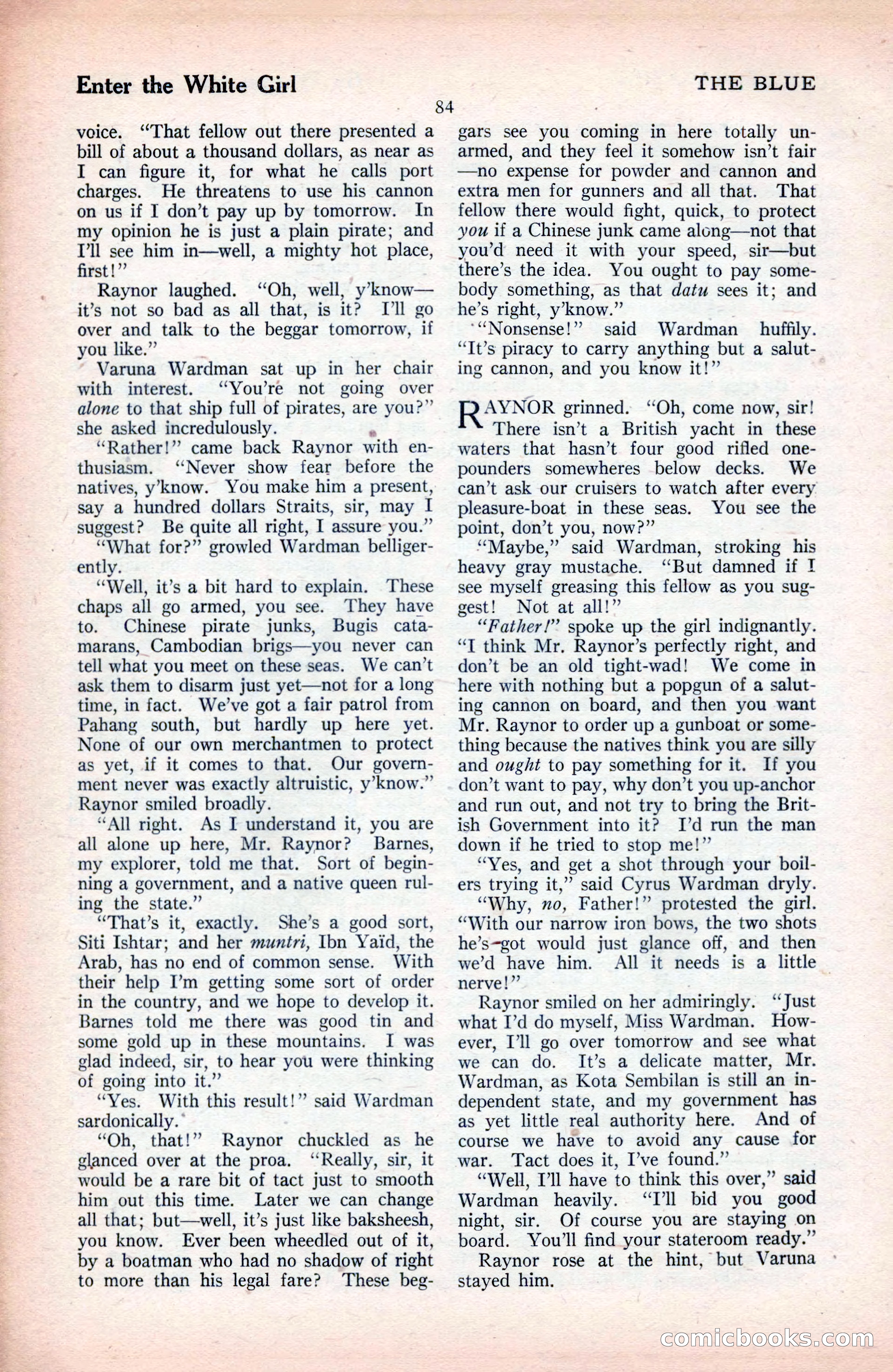 The Blue Book Magazine, September 1925 — page 86 of 208