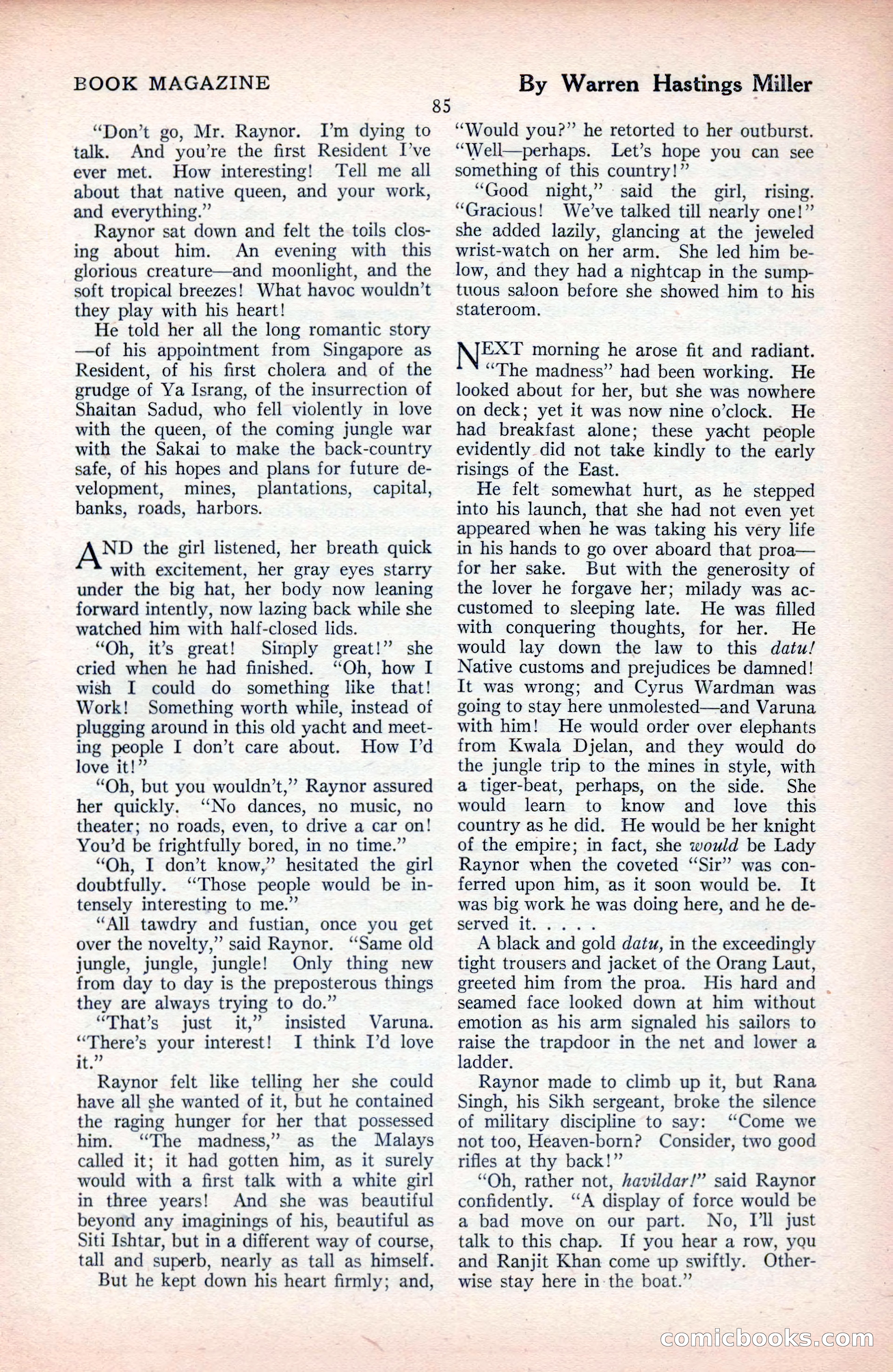 The Blue Book Magazine, September 1925 — page 87 of 208