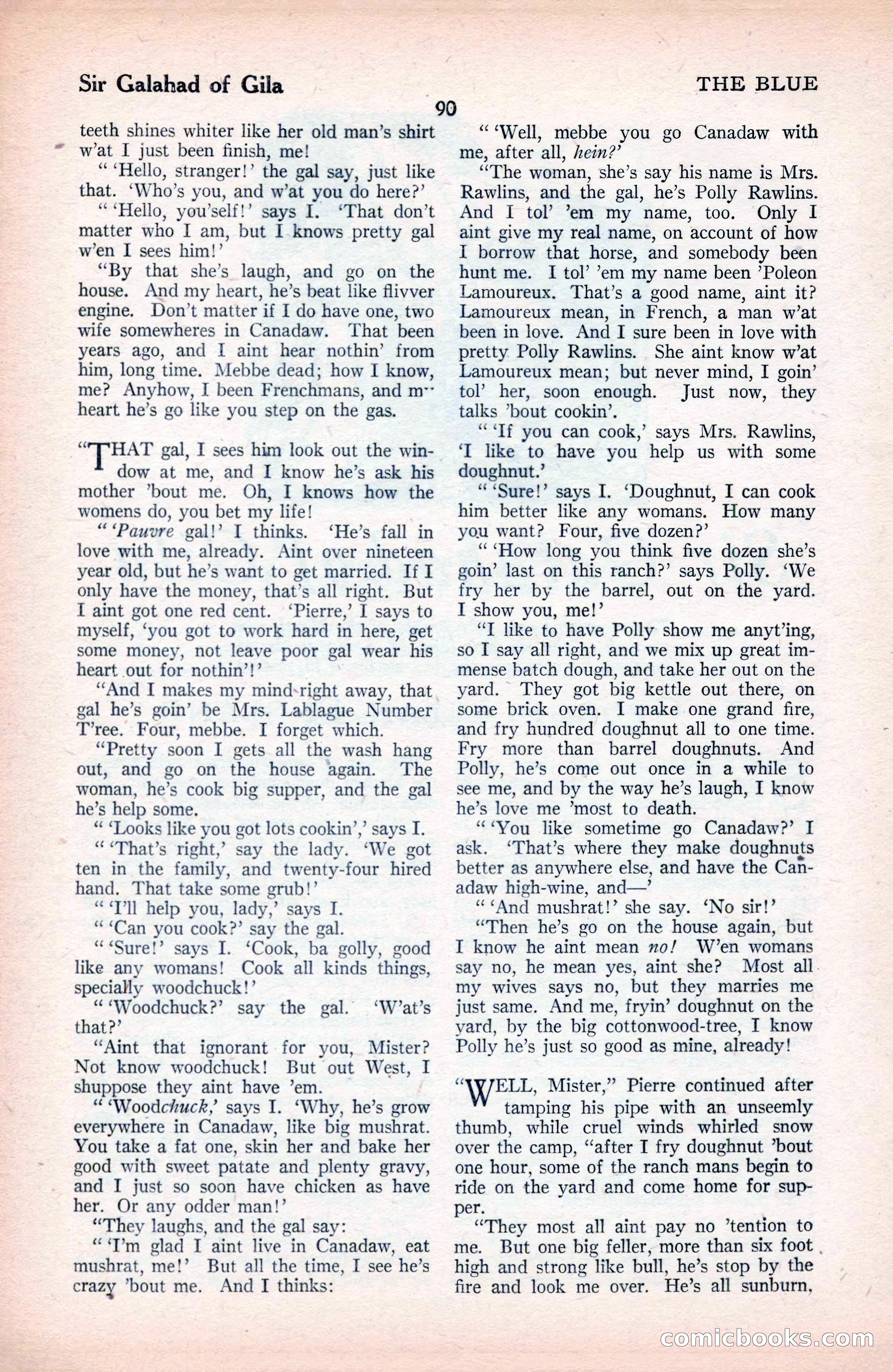 The Blue Book Magazine, September 1925 — page 92 of 208
