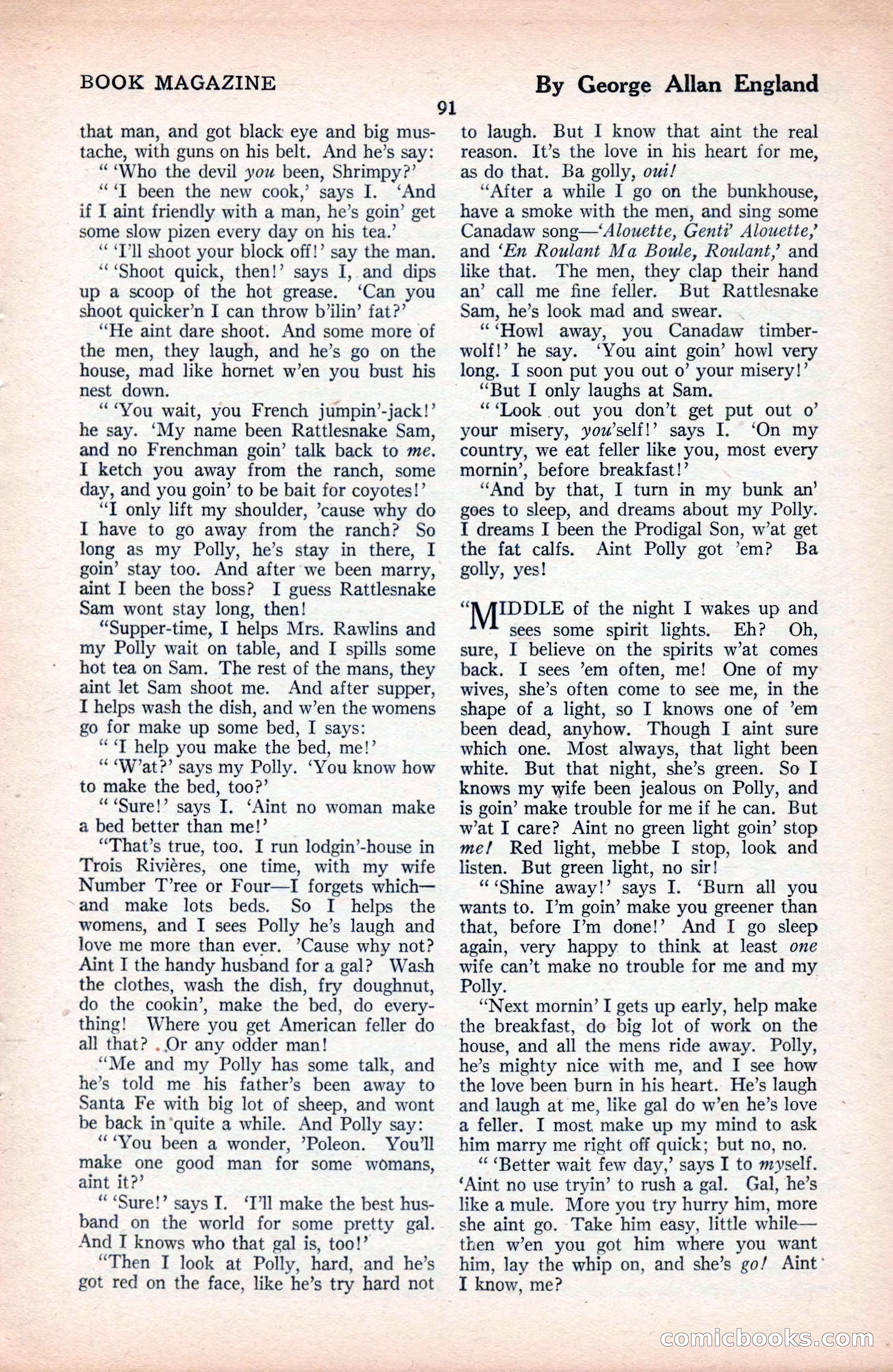 The Blue Book Magazine, September 1925 — page 93 of 208