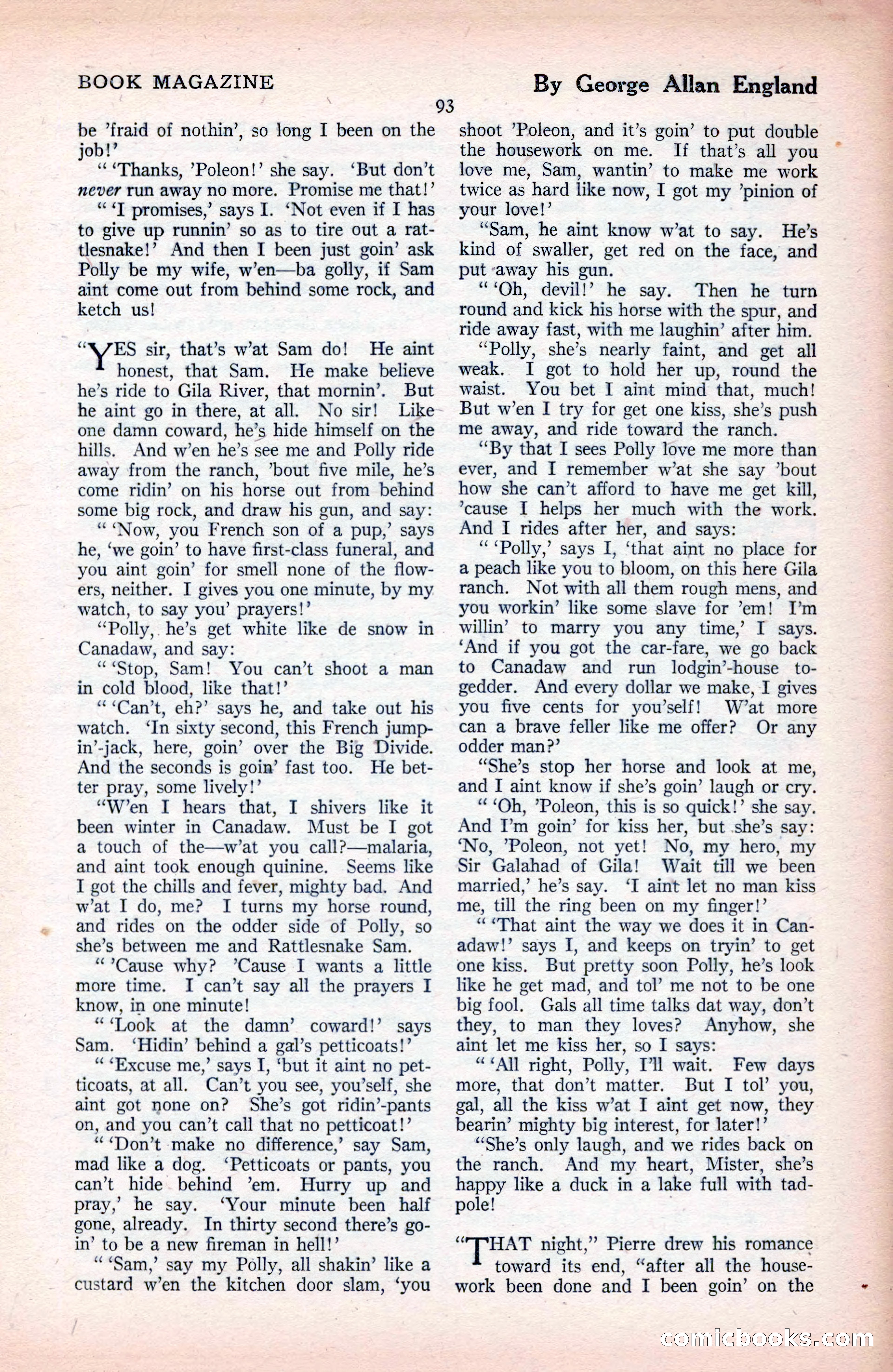 The Blue Book Magazine, September 1925 — page 95 of 208