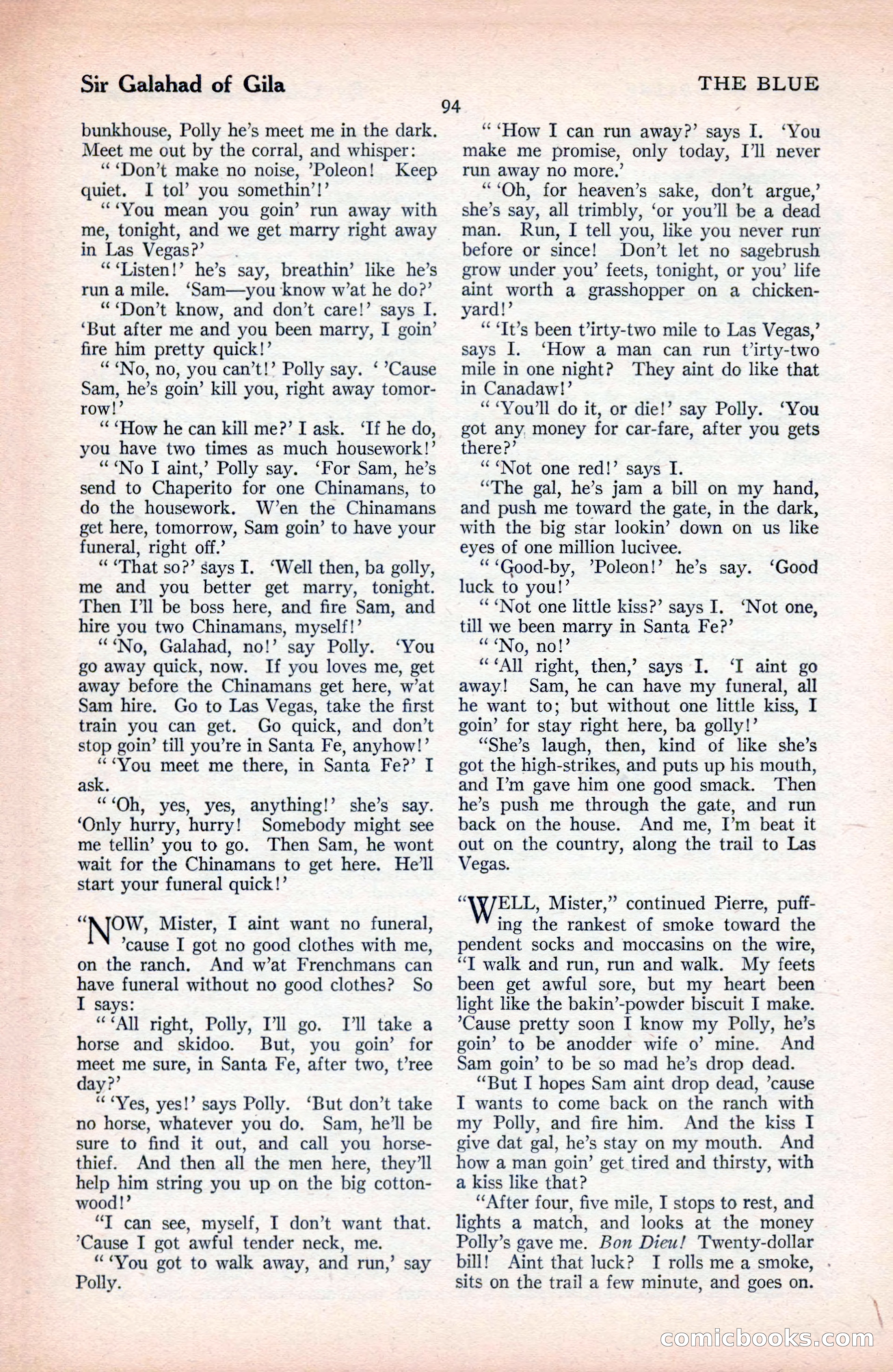 The Blue Book Magazine, September 1925 — page 96 of 208