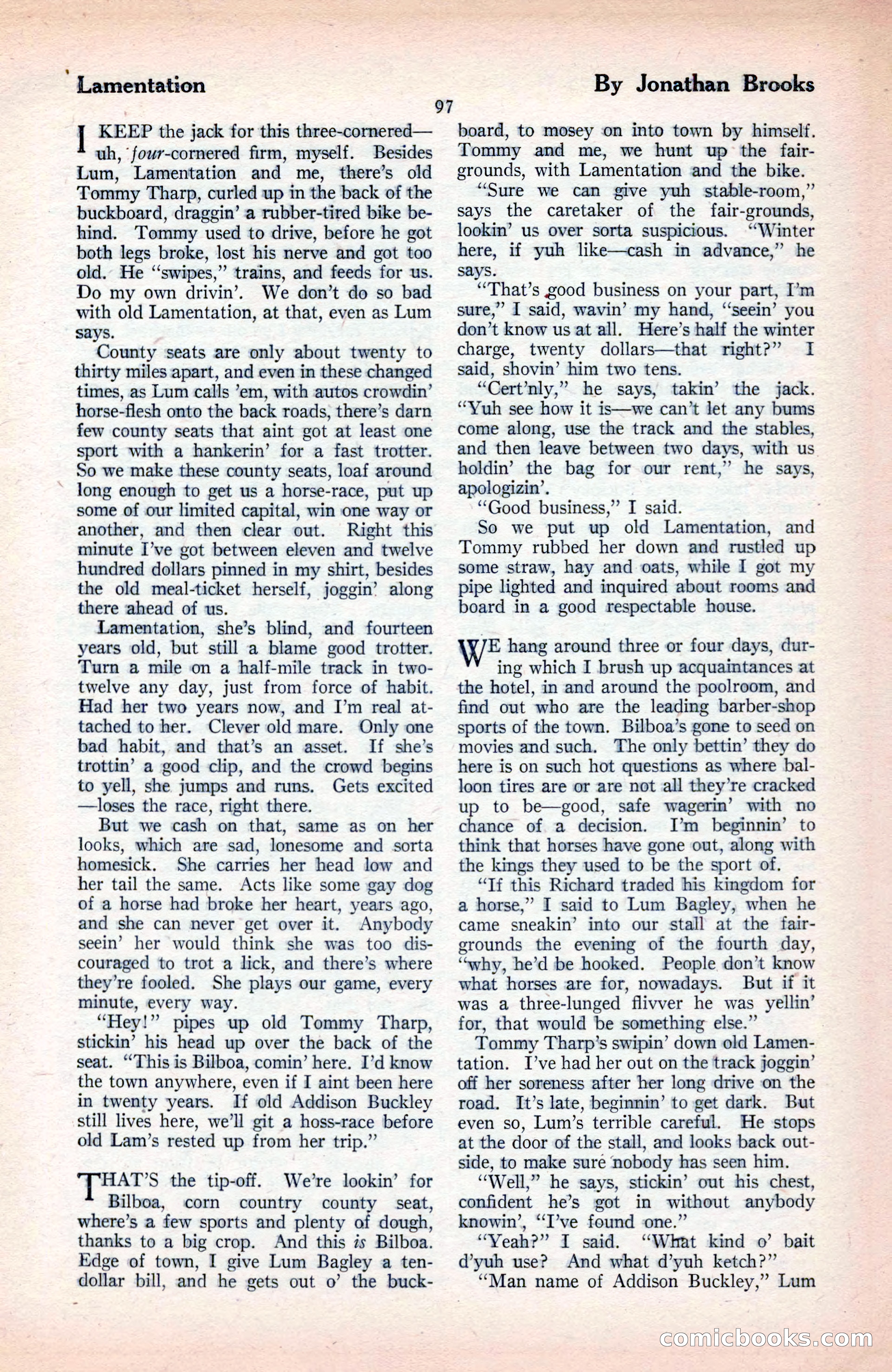 The Blue Book Magazine, September 1925 — page 99 of 208