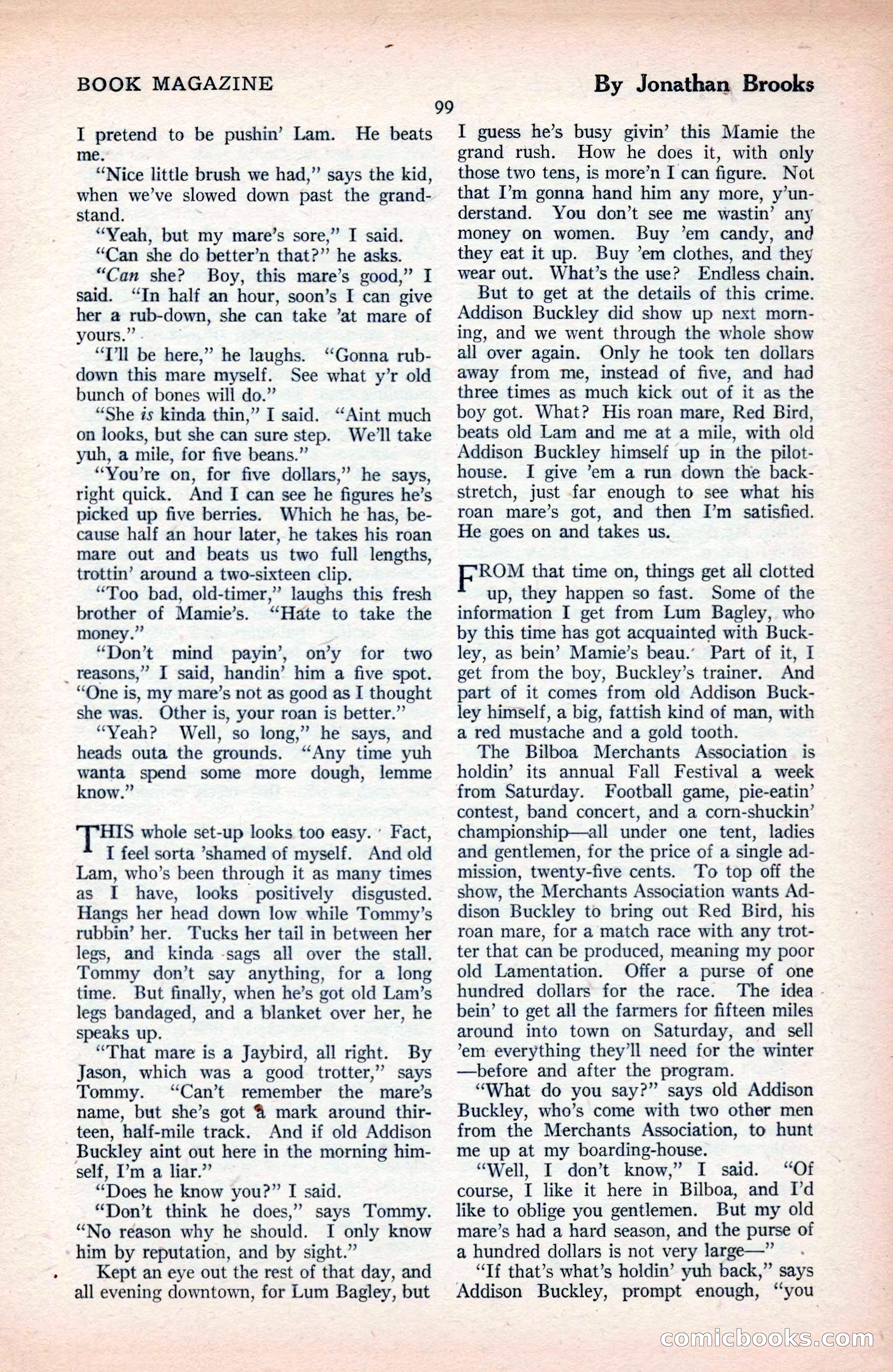 The Blue Book Magazine, September 1925 — page 101 of 208