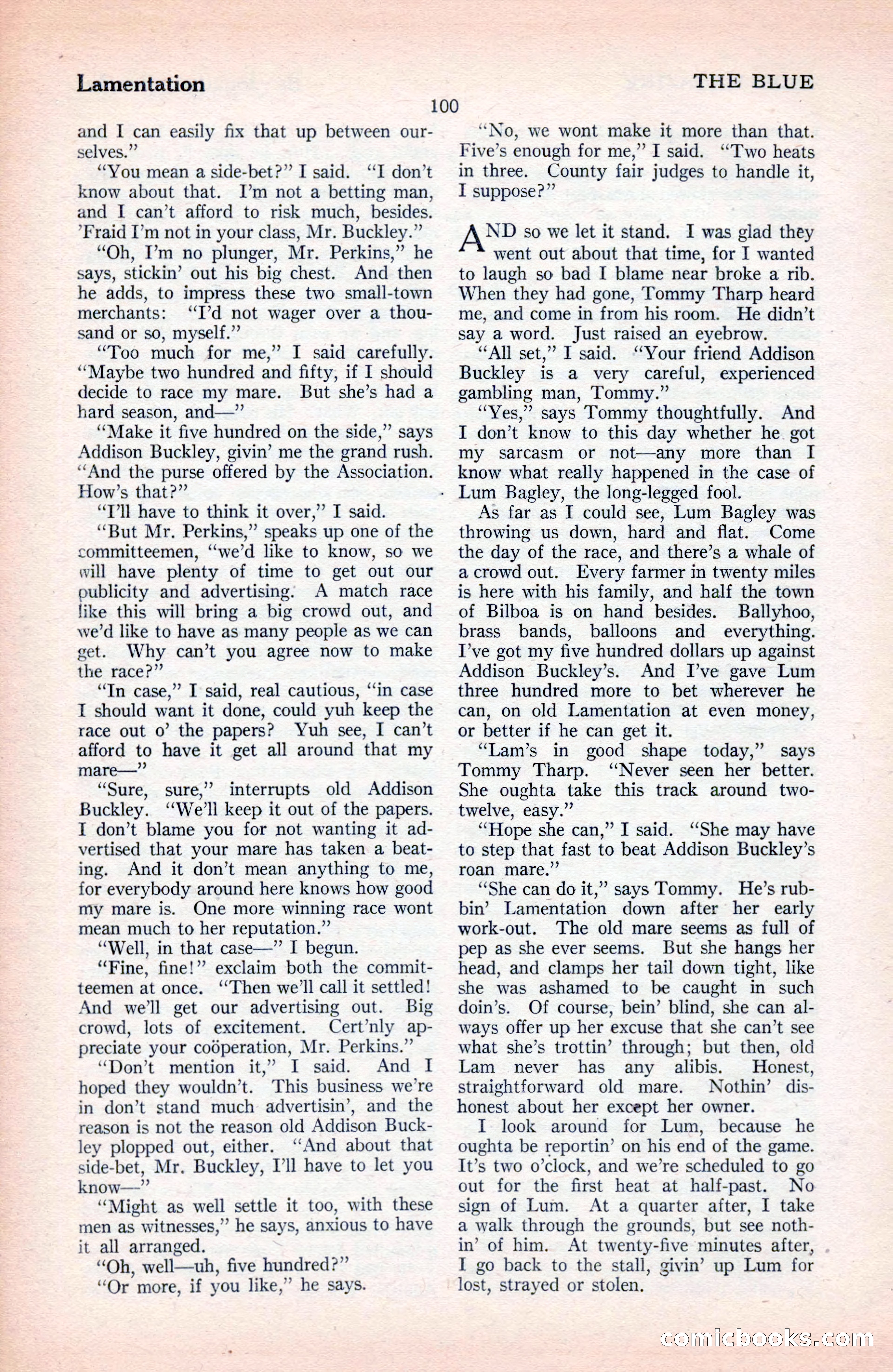 The Blue Book Magazine, September 1925 — page 102 of 208