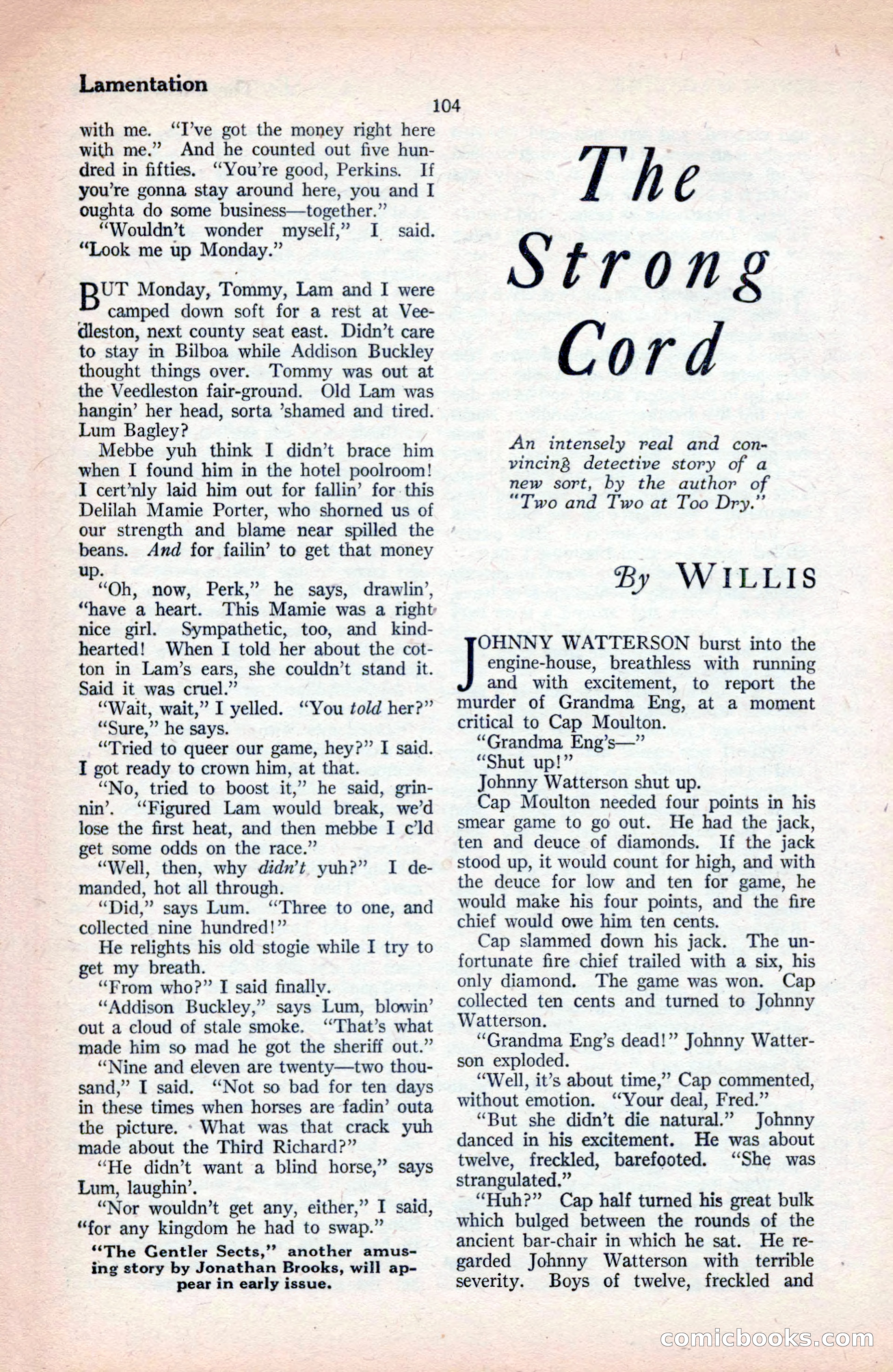 The Blue Book Magazine, September 1925 — page 106 of 208