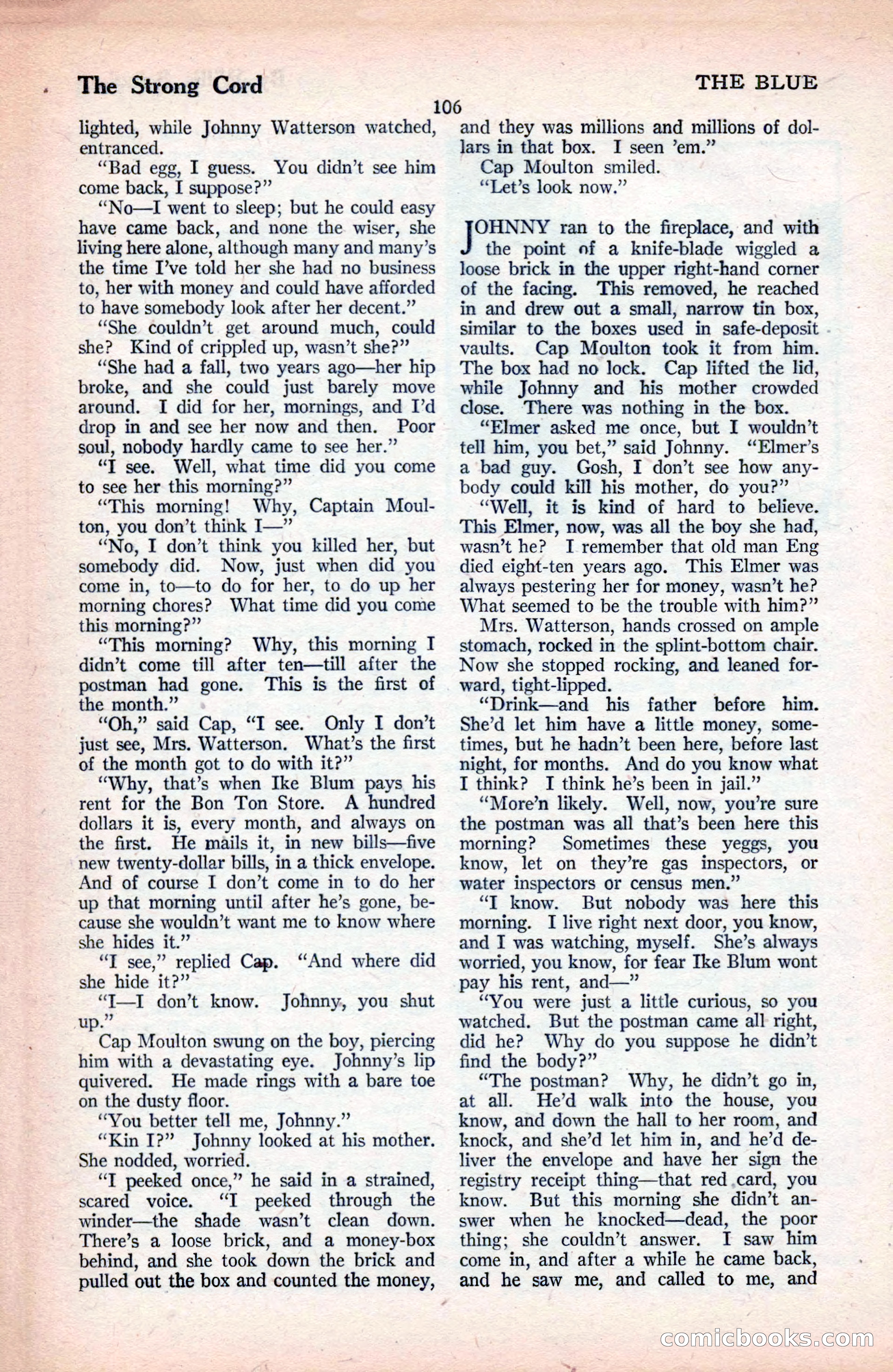 The Blue Book Magazine, September 1925 — page 108 of 208