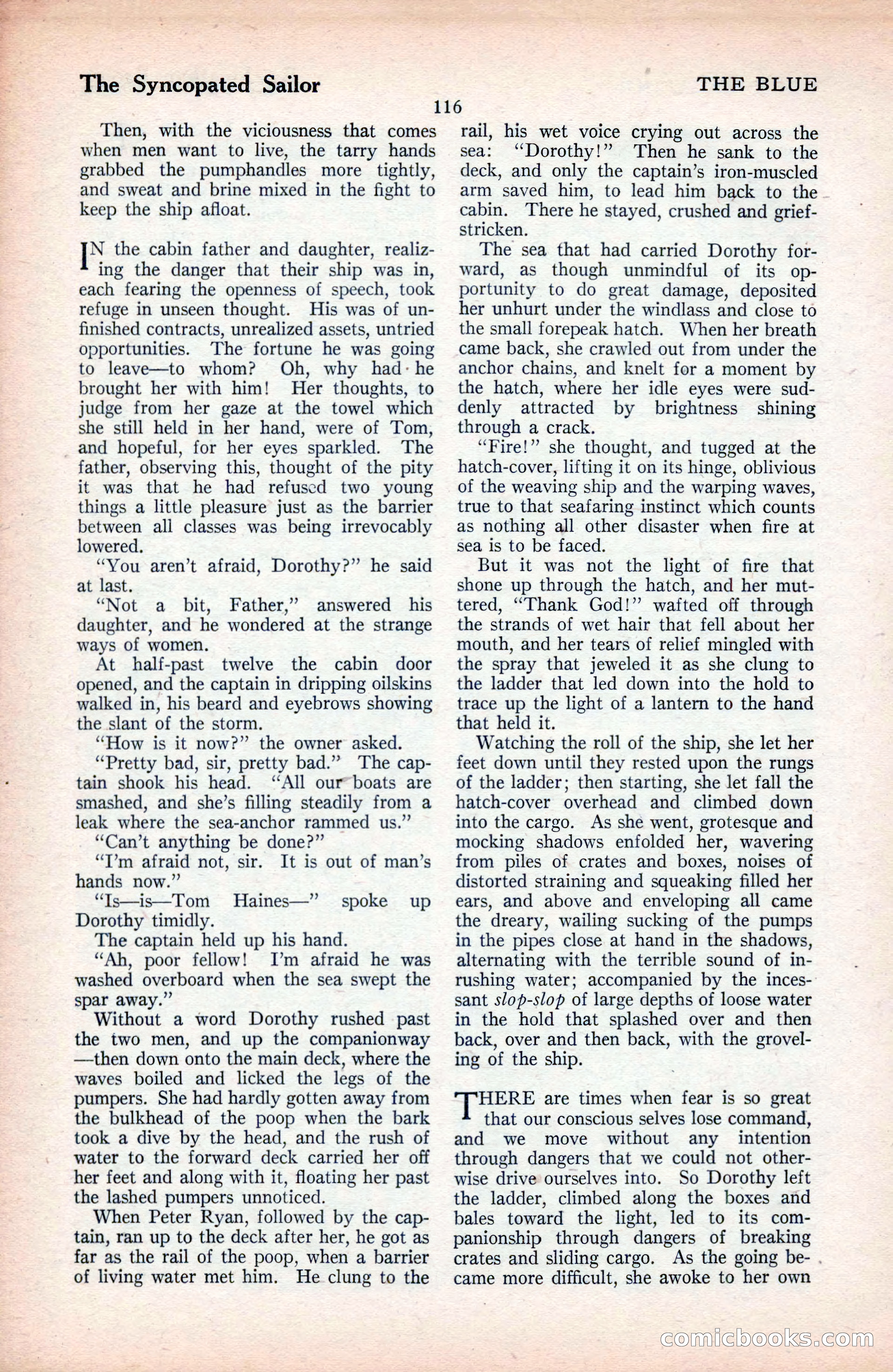 The Blue Book Magazine, September 1925 — page 118 of 208