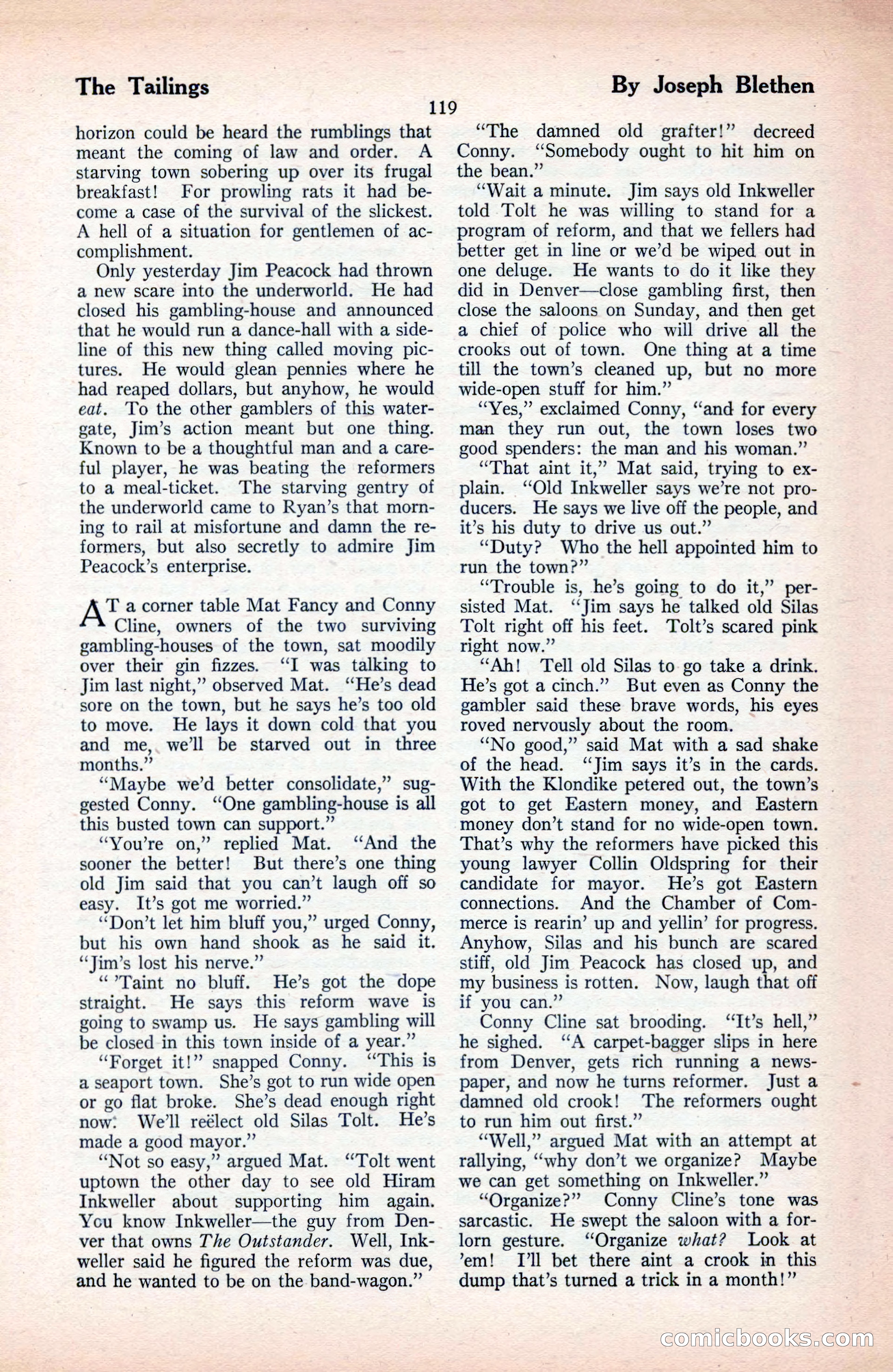 The Blue Book Magazine, September 1925 — page 121 of 208