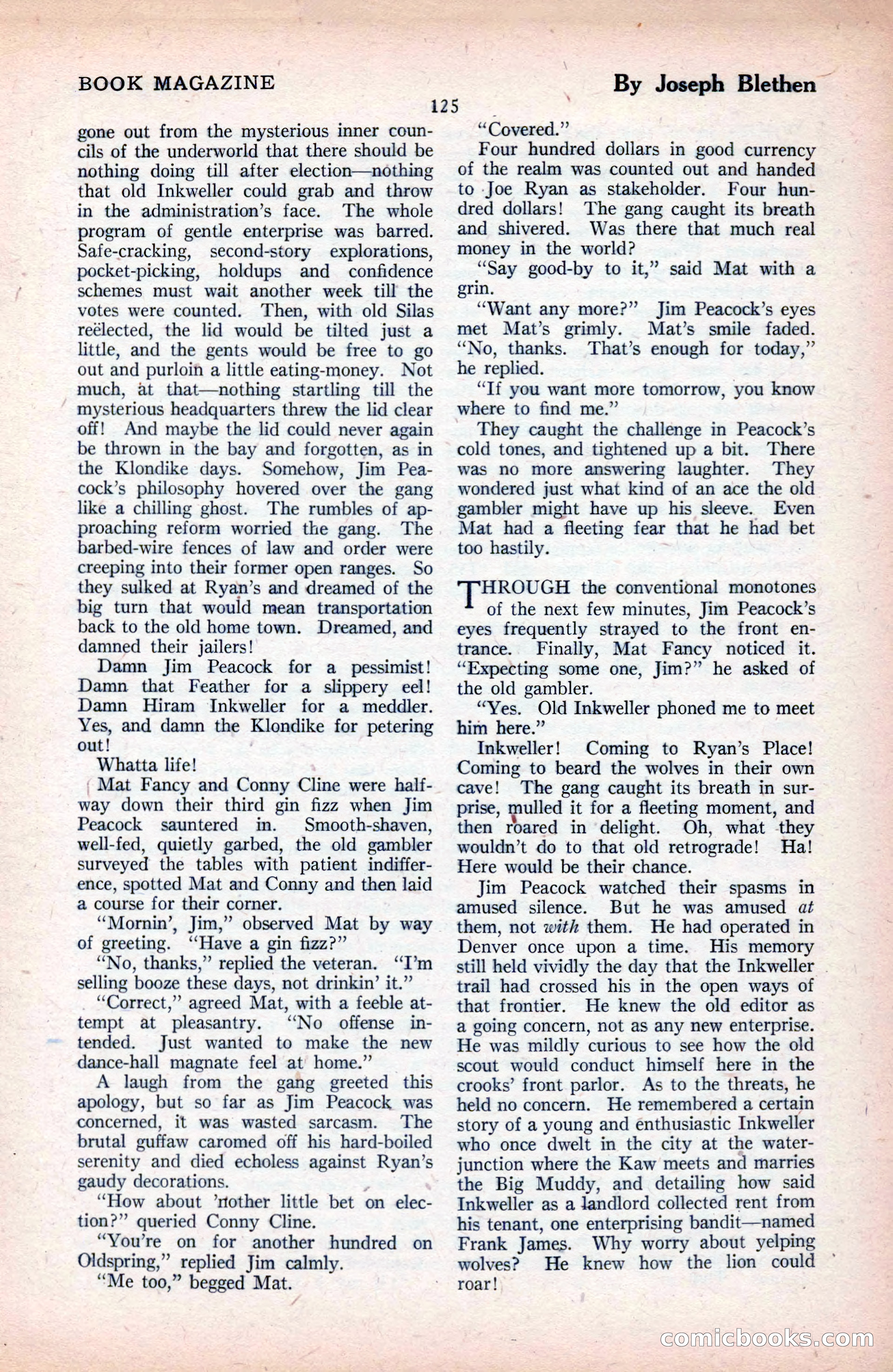 The Blue Book Magazine, September 1925 — page 127 of 208
