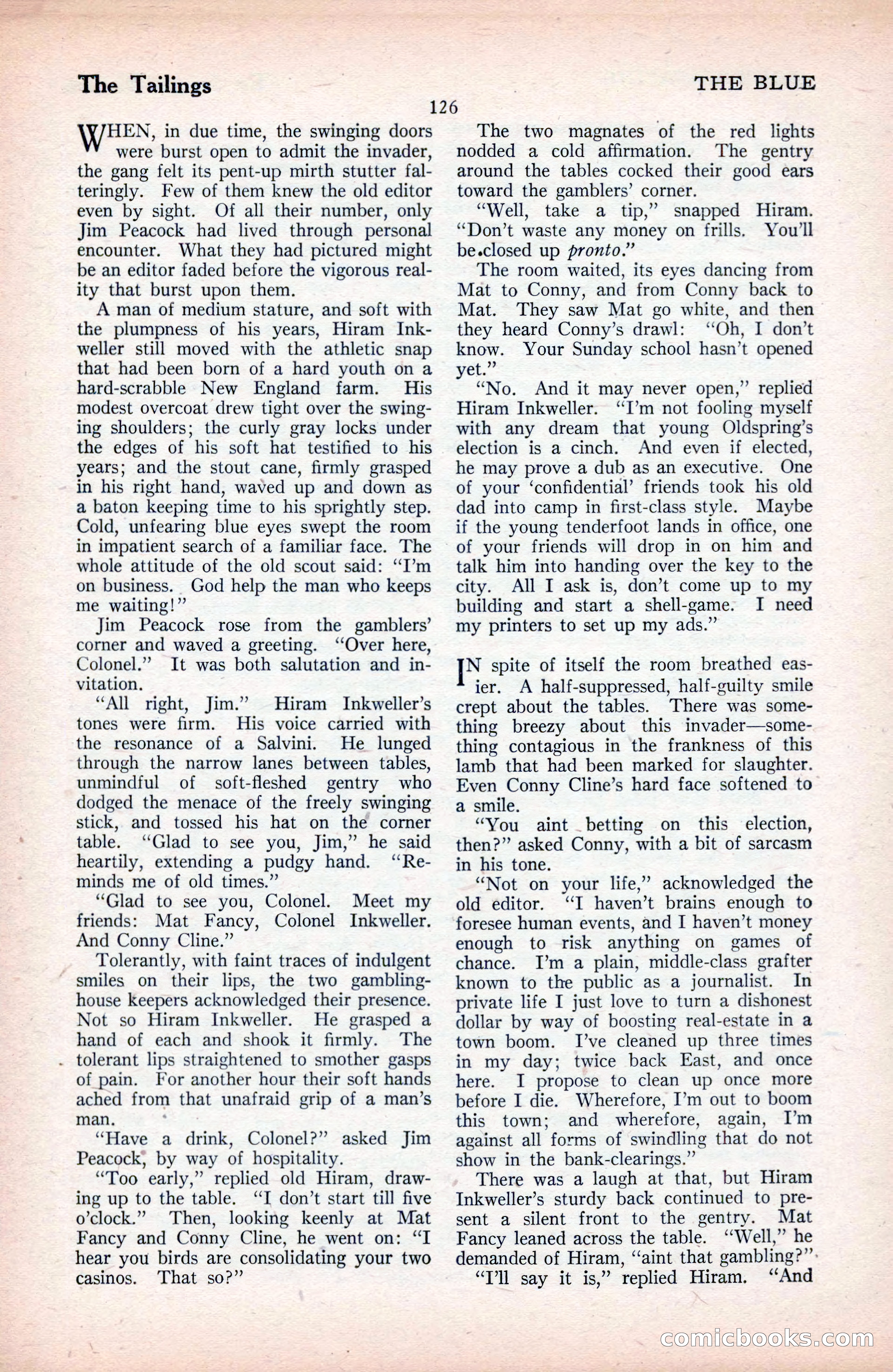 The Blue Book Magazine, September 1925 — page 128 of 208
