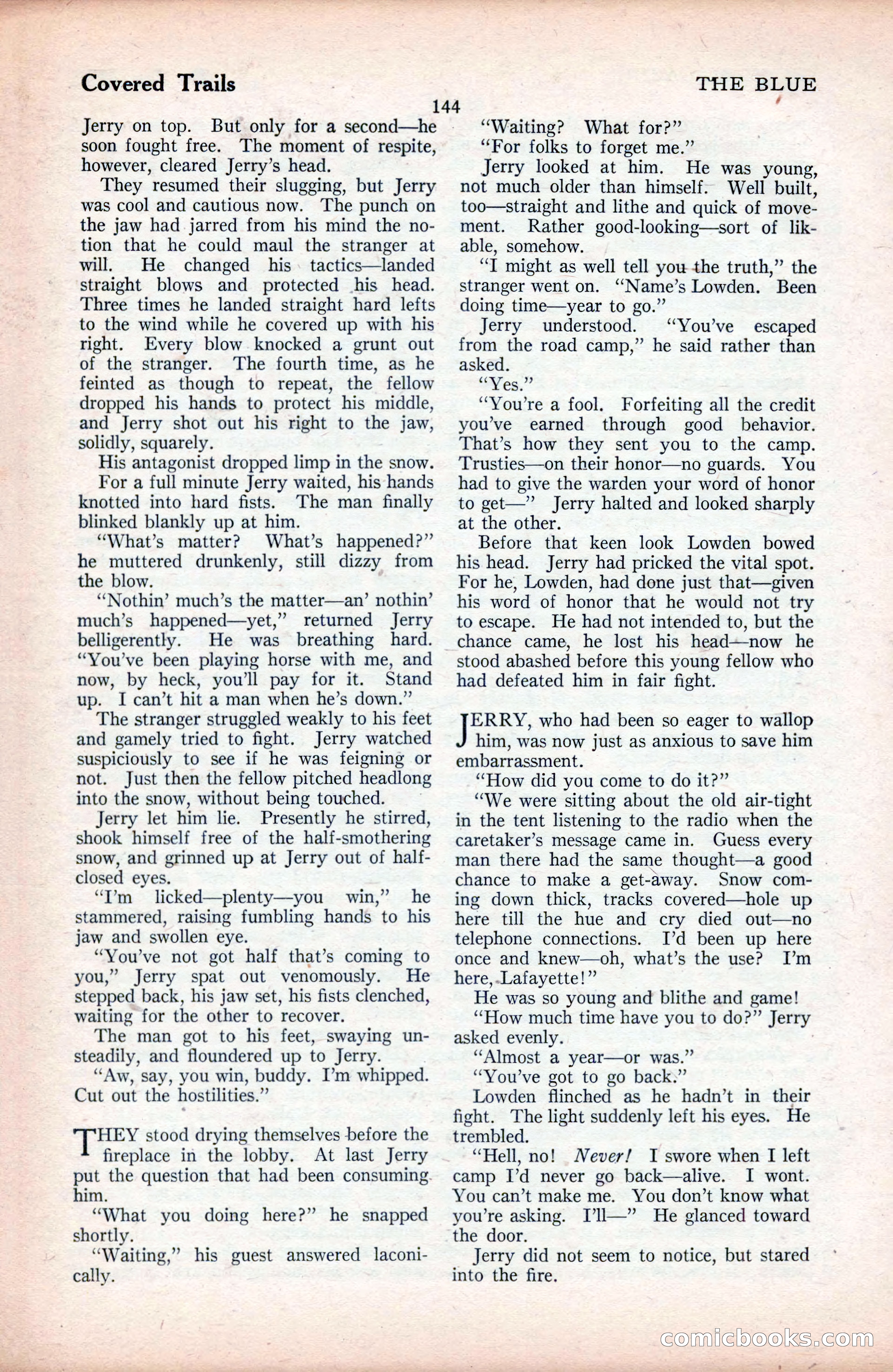 The Blue Book Magazine, September 1925 — page 146 of 208