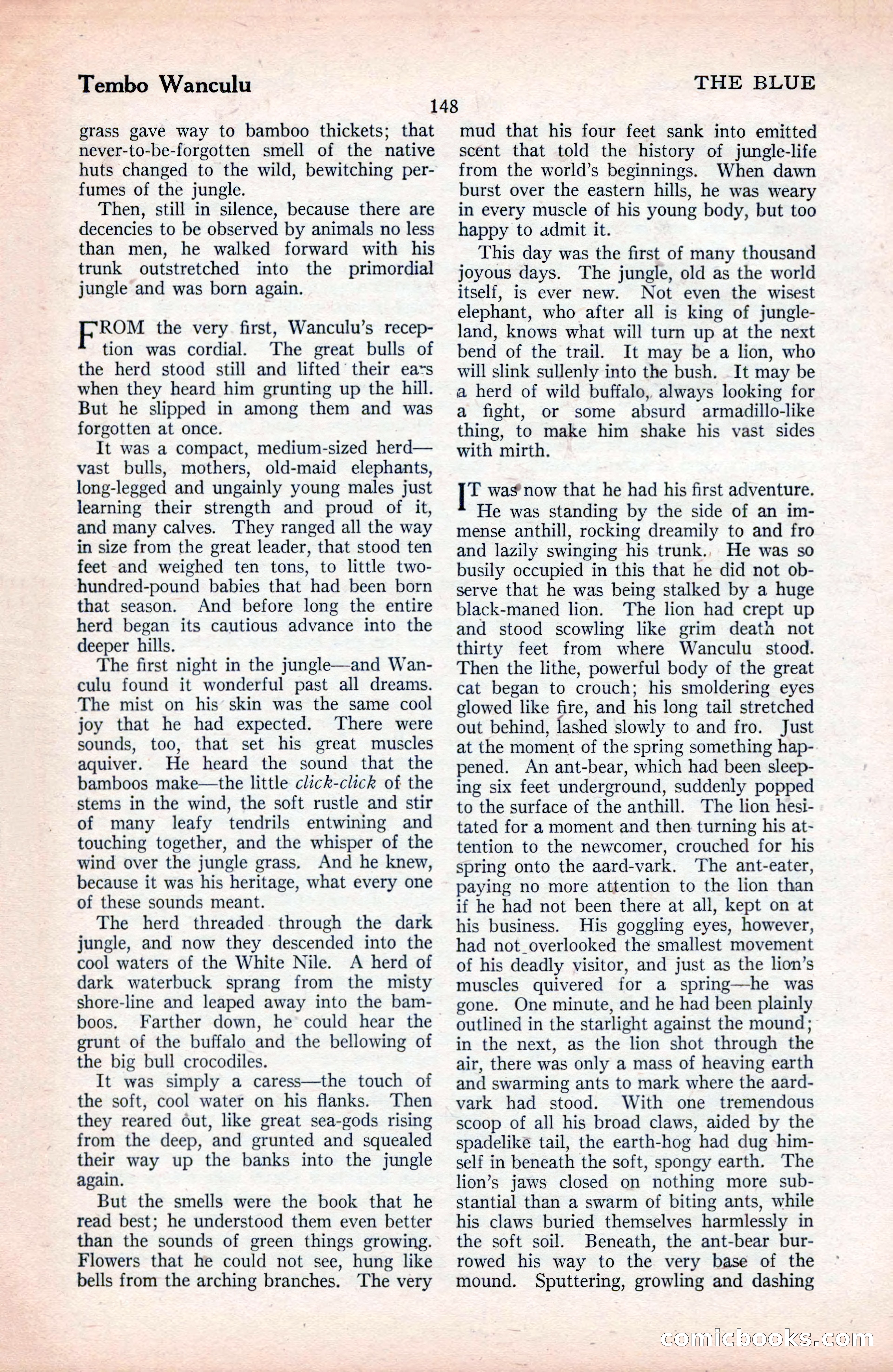 The Blue Book Magazine, September 1925 — page 150 of 208