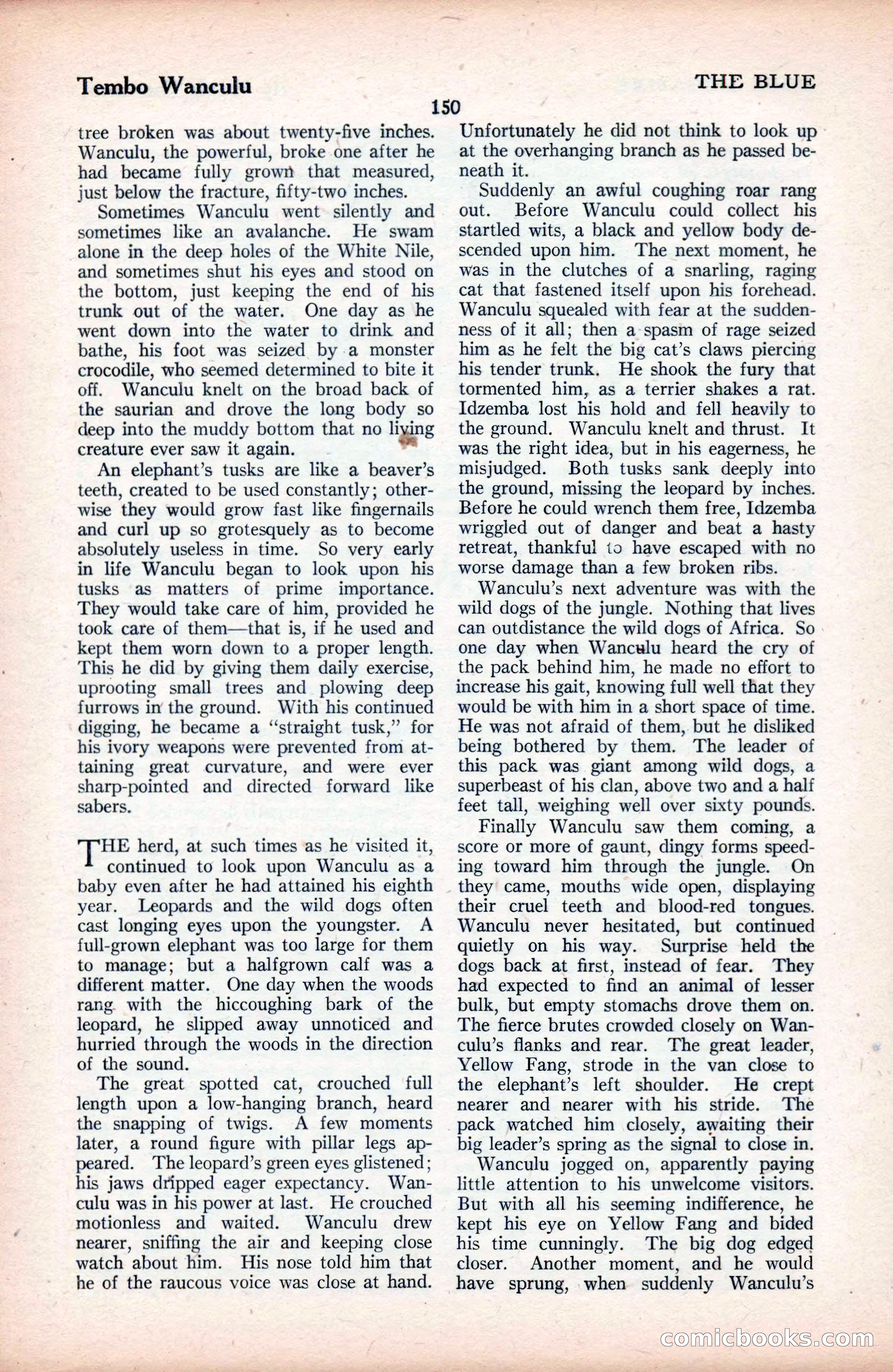 The Blue Book Magazine, September 1925 — page 152 of 208
