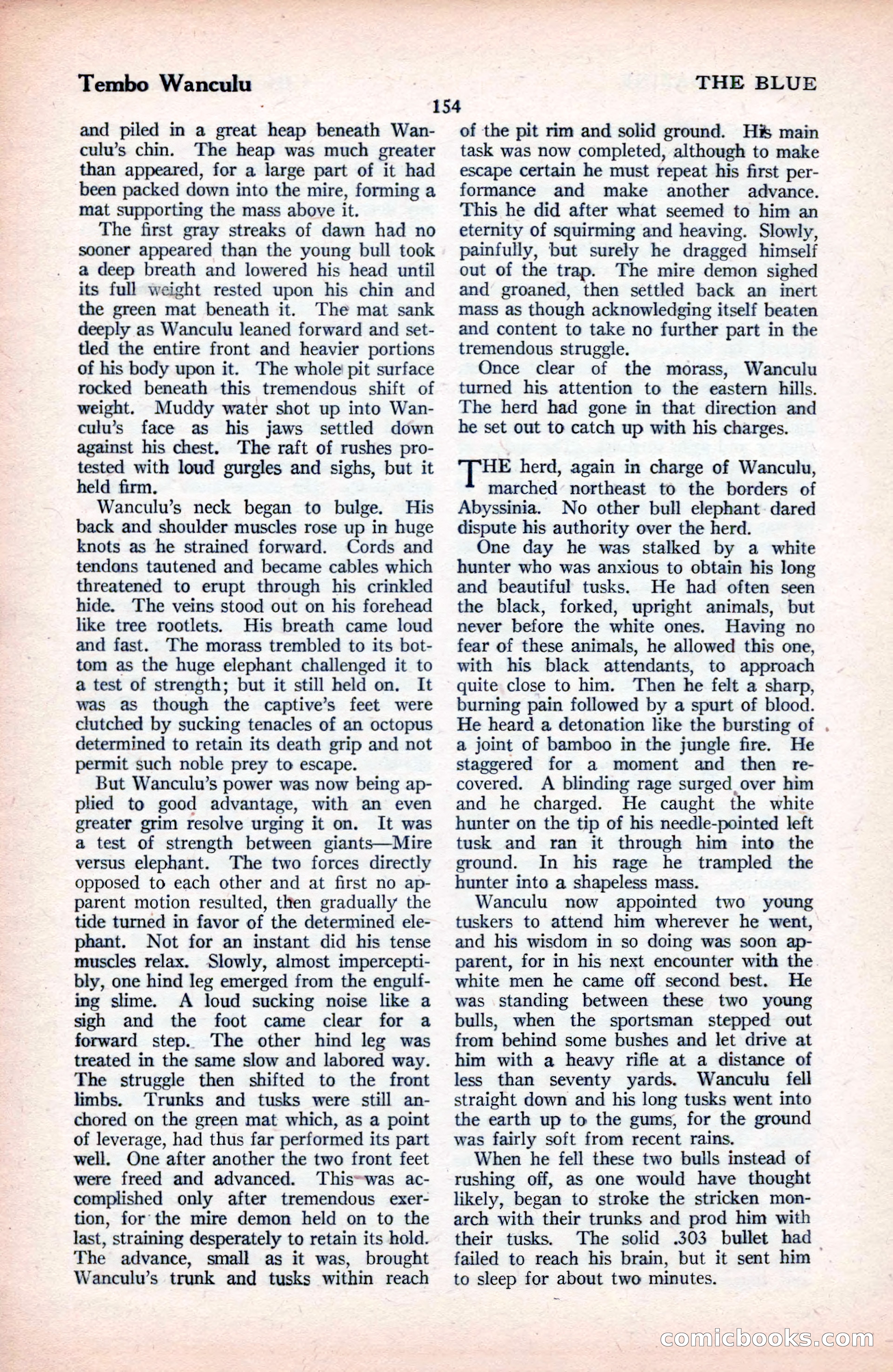 The Blue Book Magazine, September 1925 — page 156 of 208
