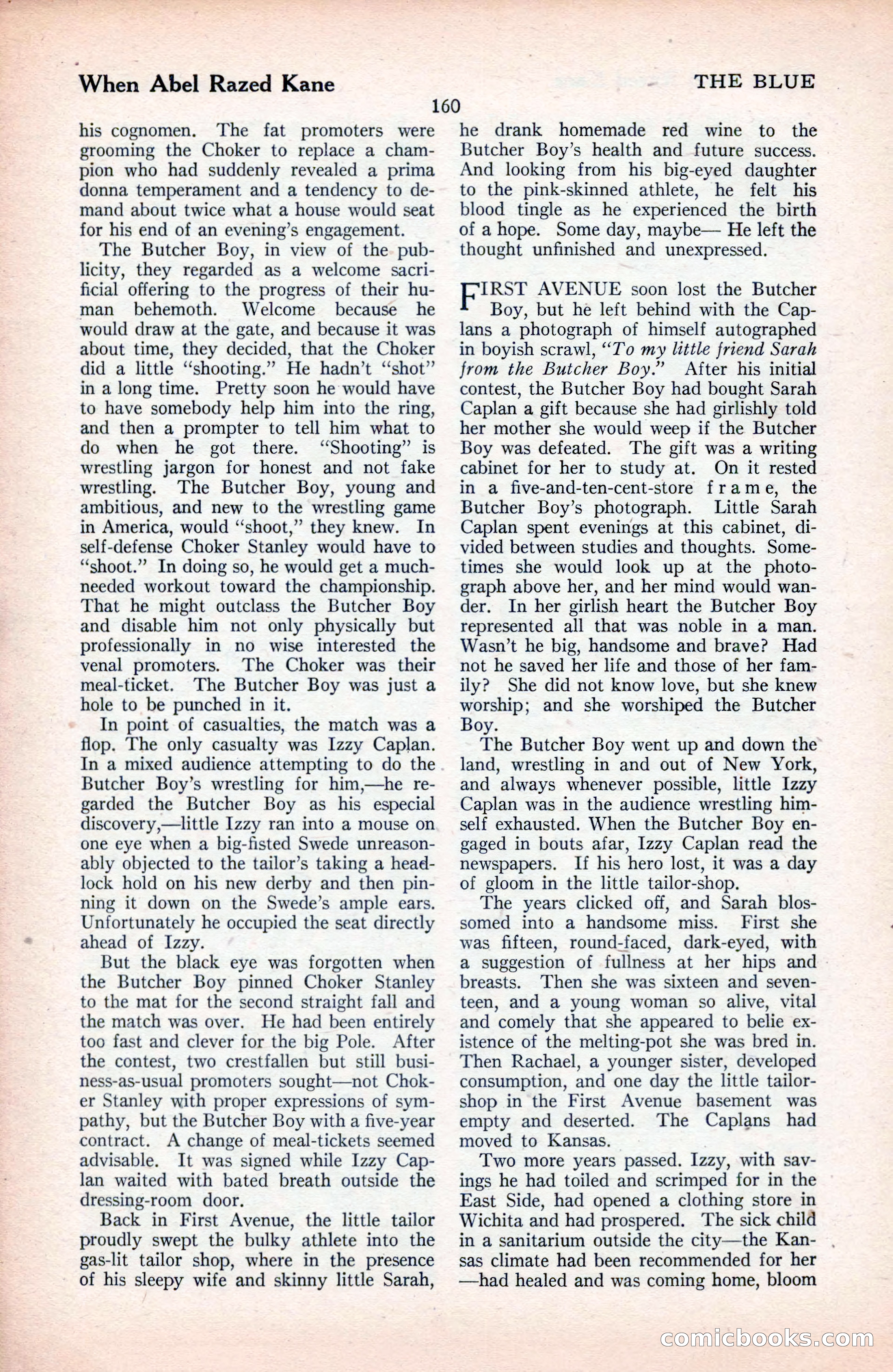 The Blue Book Magazine, September 1925 — page 162 of 208
