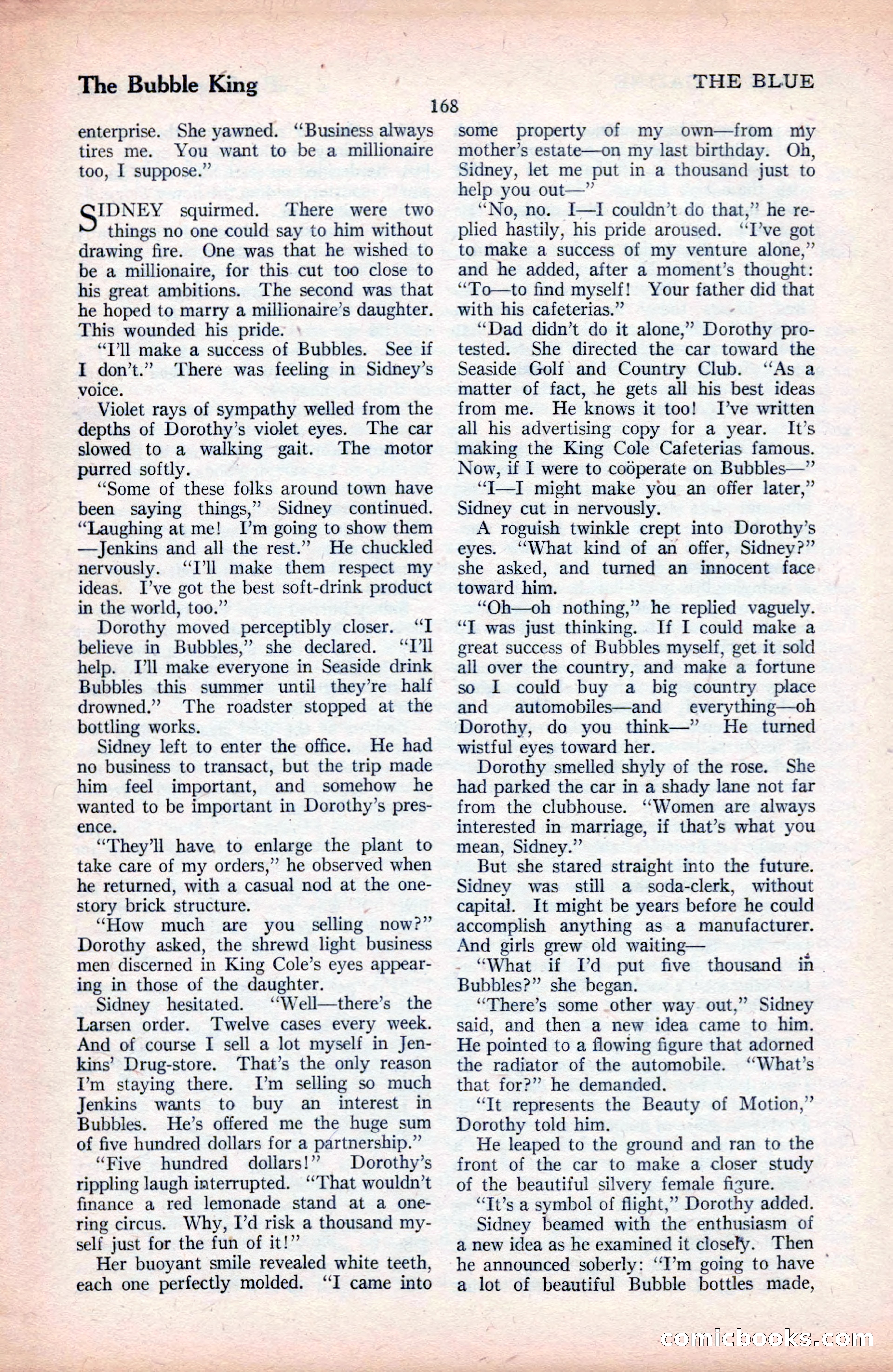 The Blue Book Magazine, September 1925 — page 170 of 208