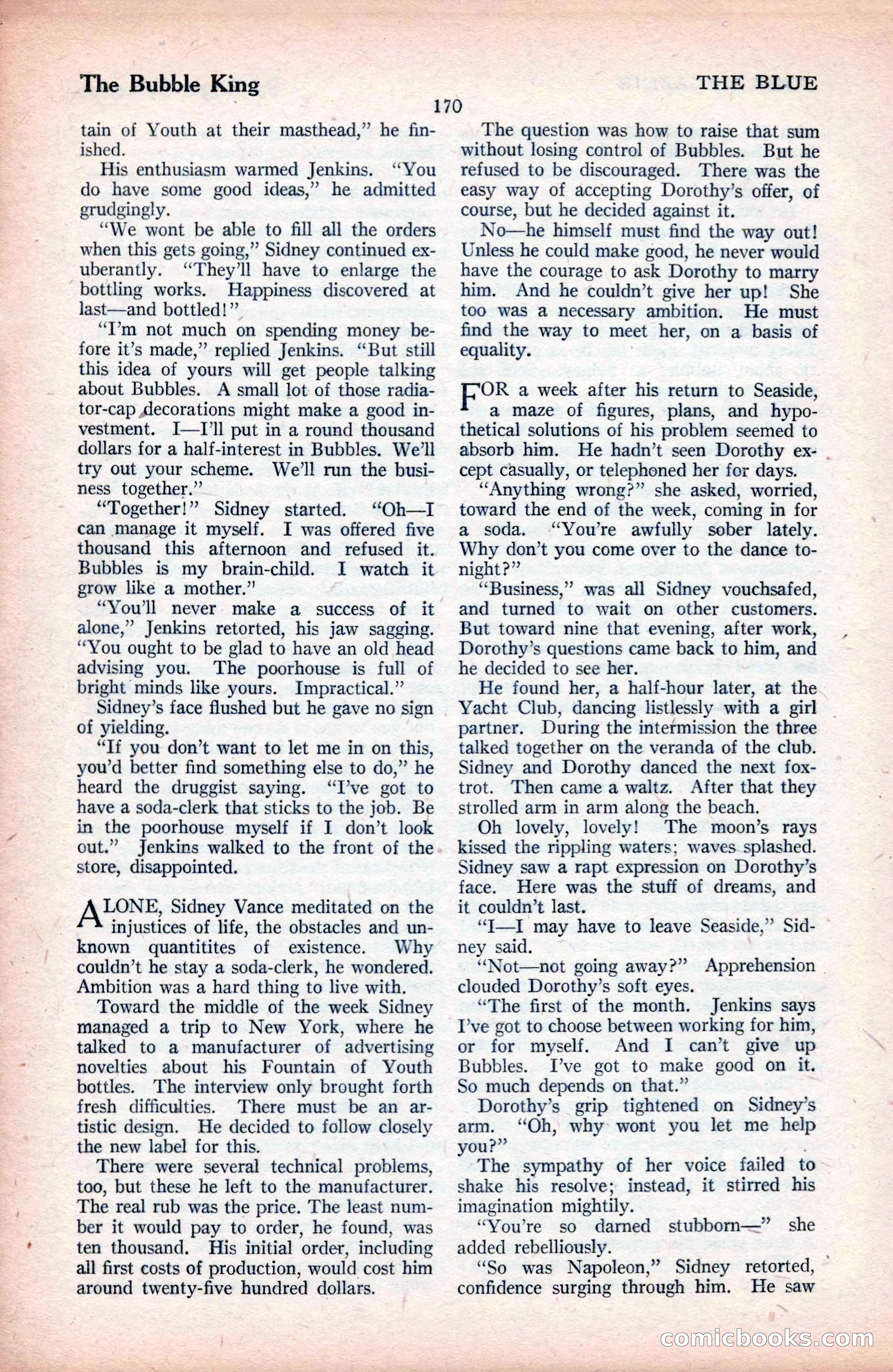 The Blue Book Magazine, September 1925 — page 172 of 208