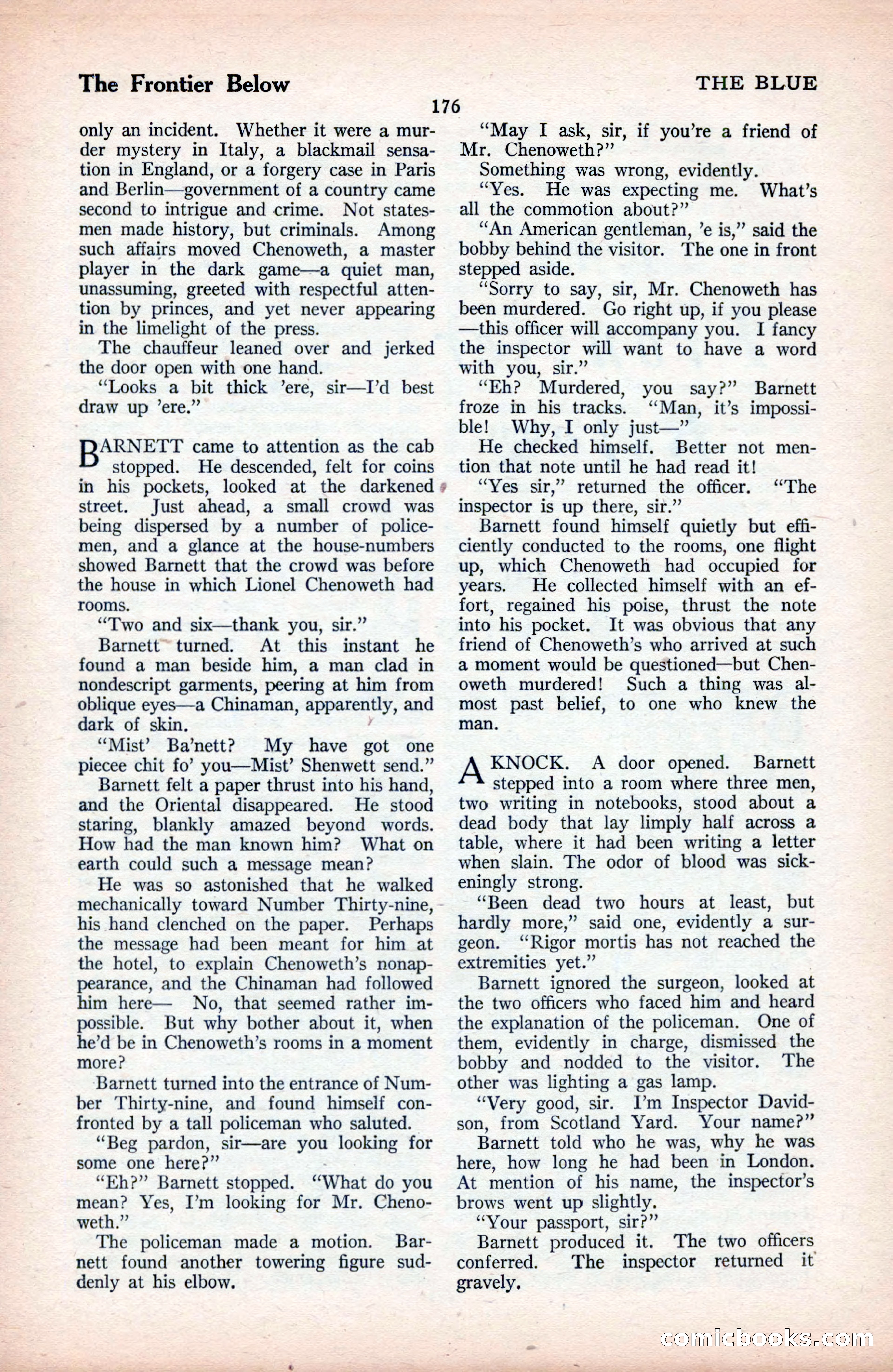 The Blue Book Magazine, September 1925 — page 178 of 208