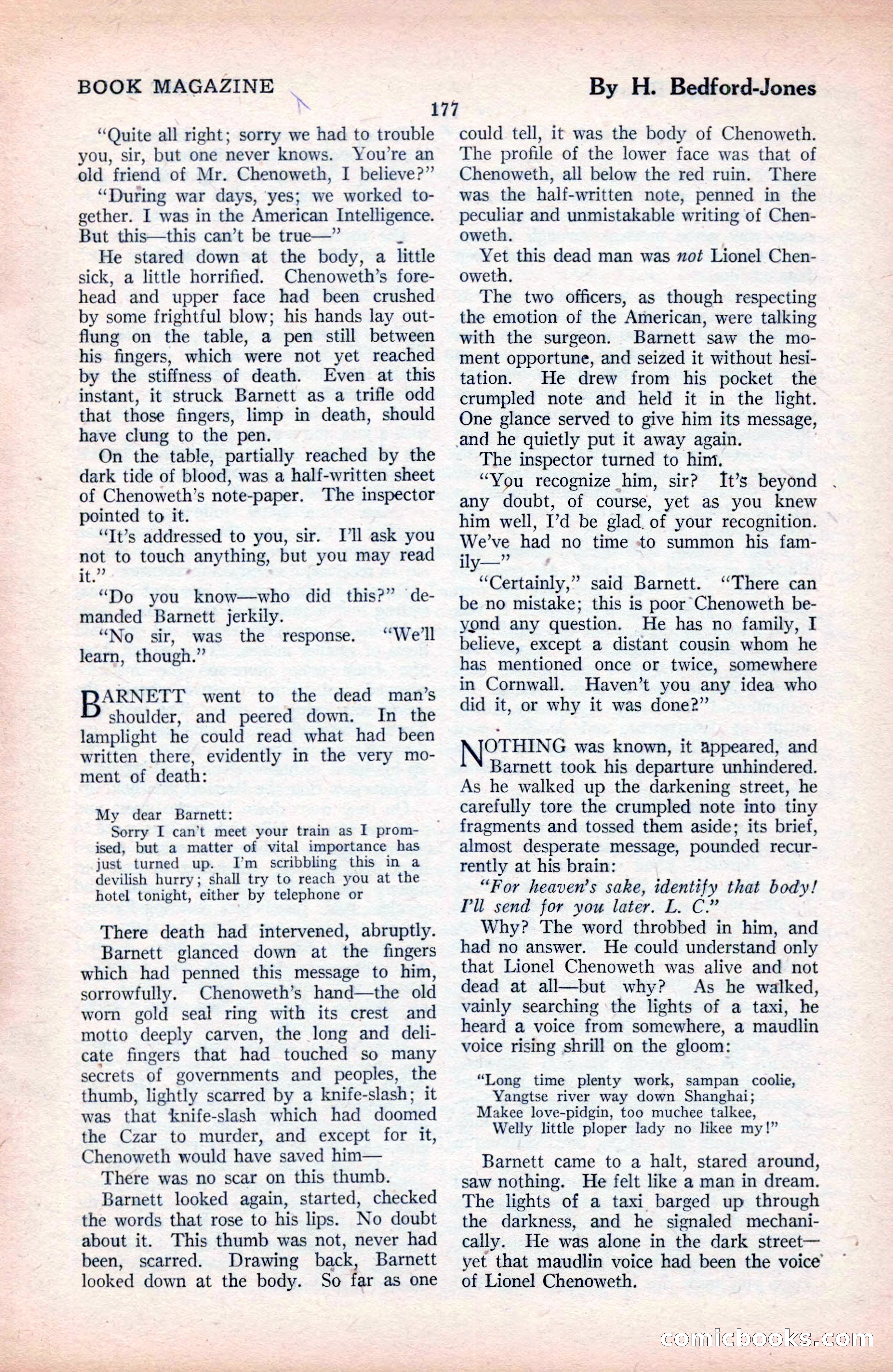 The Blue Book Magazine, September 1925 — page 179 of 208