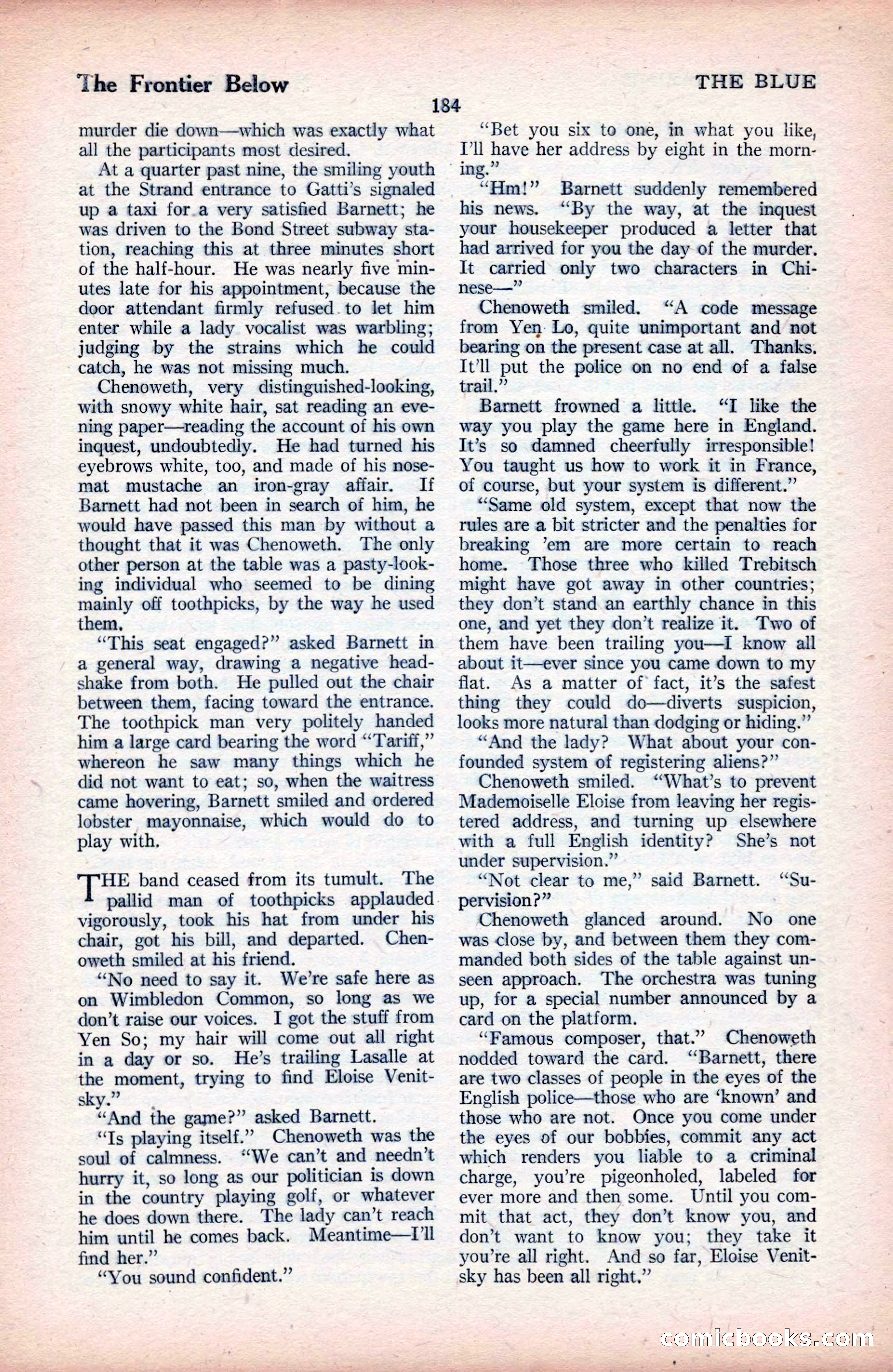 The Blue Book Magazine, September 1925 — page 186 of 208