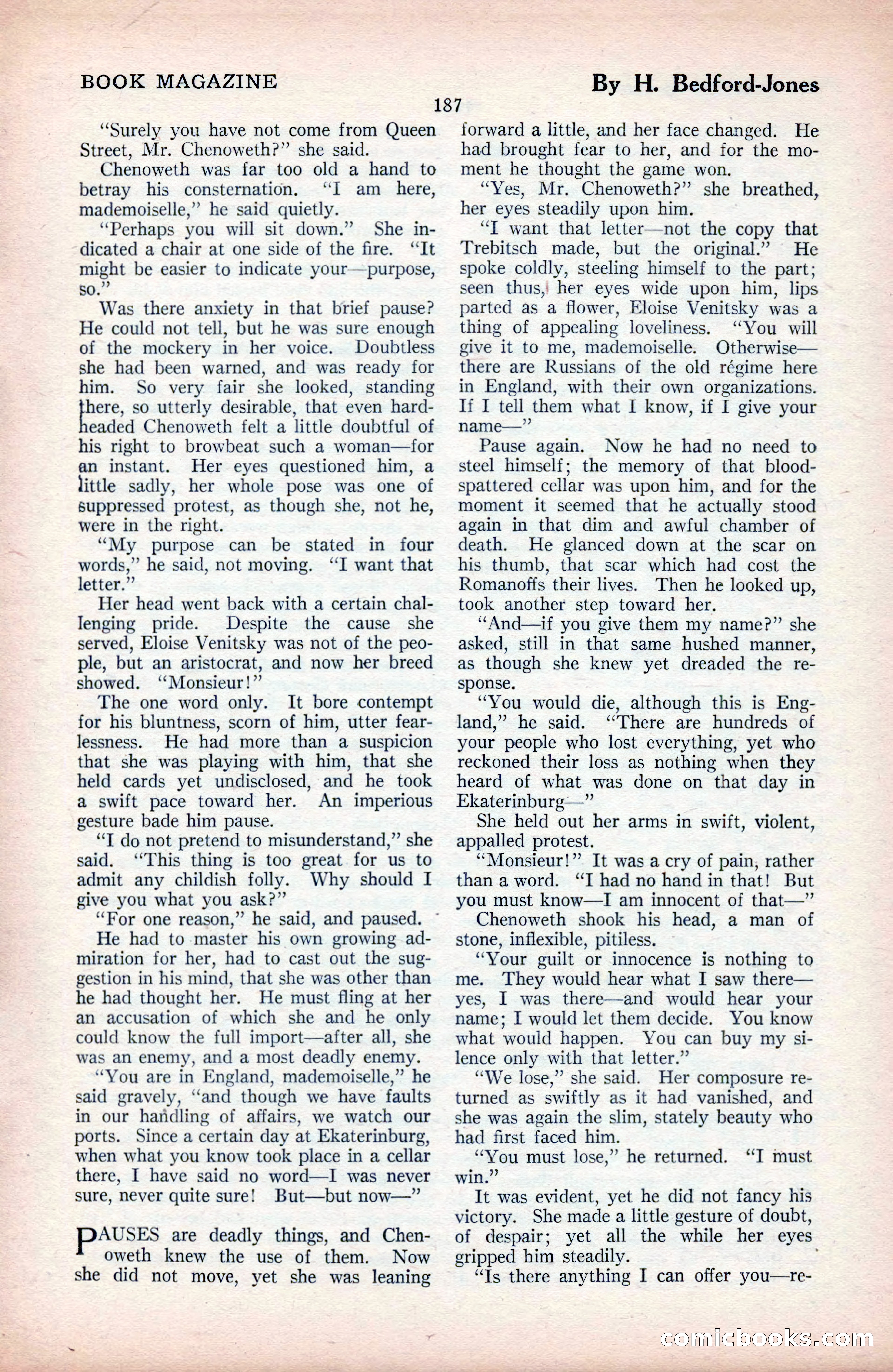 The Blue Book Magazine, September 1925 — page 189 of 208