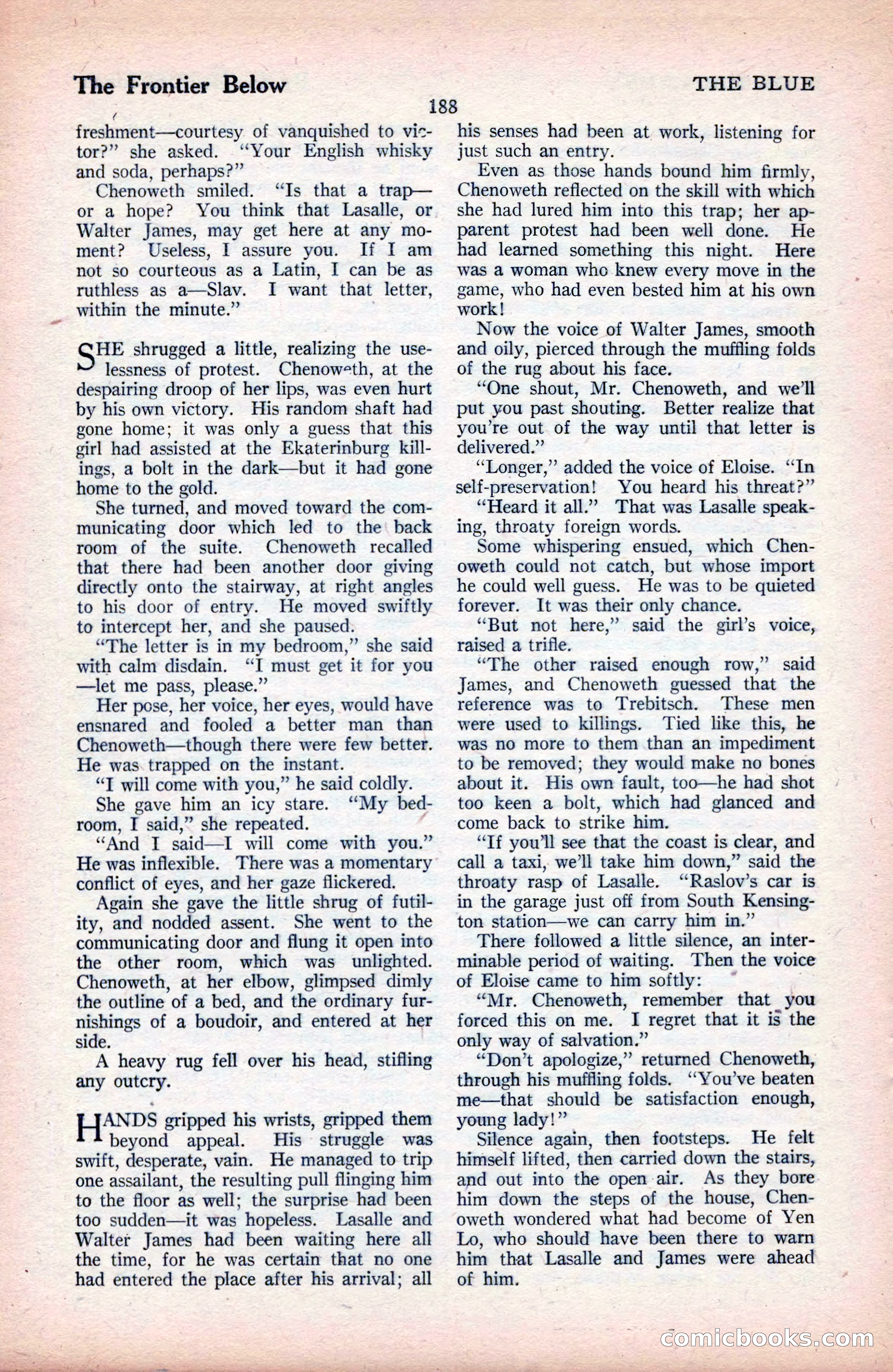 The Blue Book Magazine, September 1925 — page 190 of 208