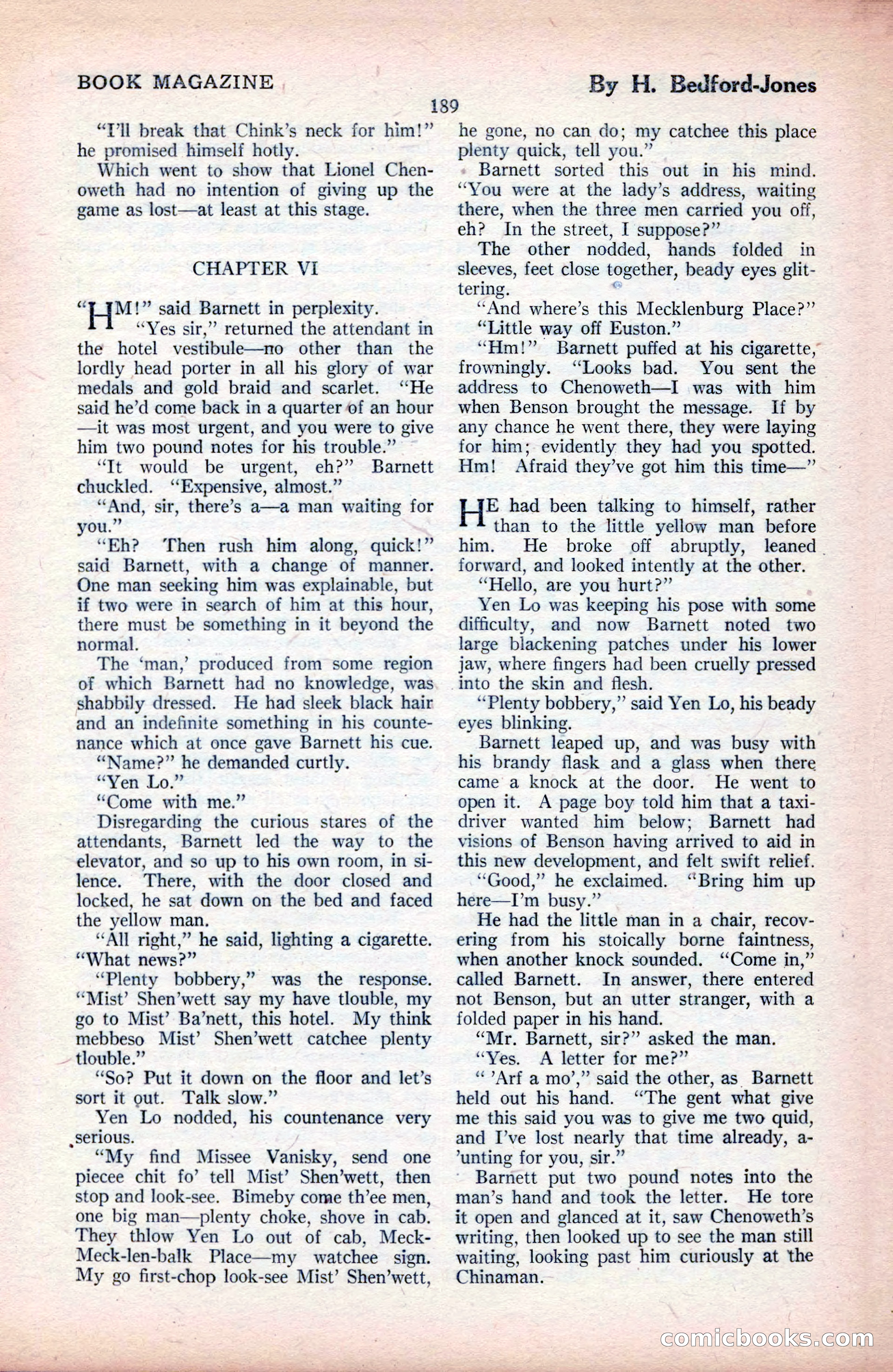 The Blue Book Magazine, September 1925 — page 191 of 208
