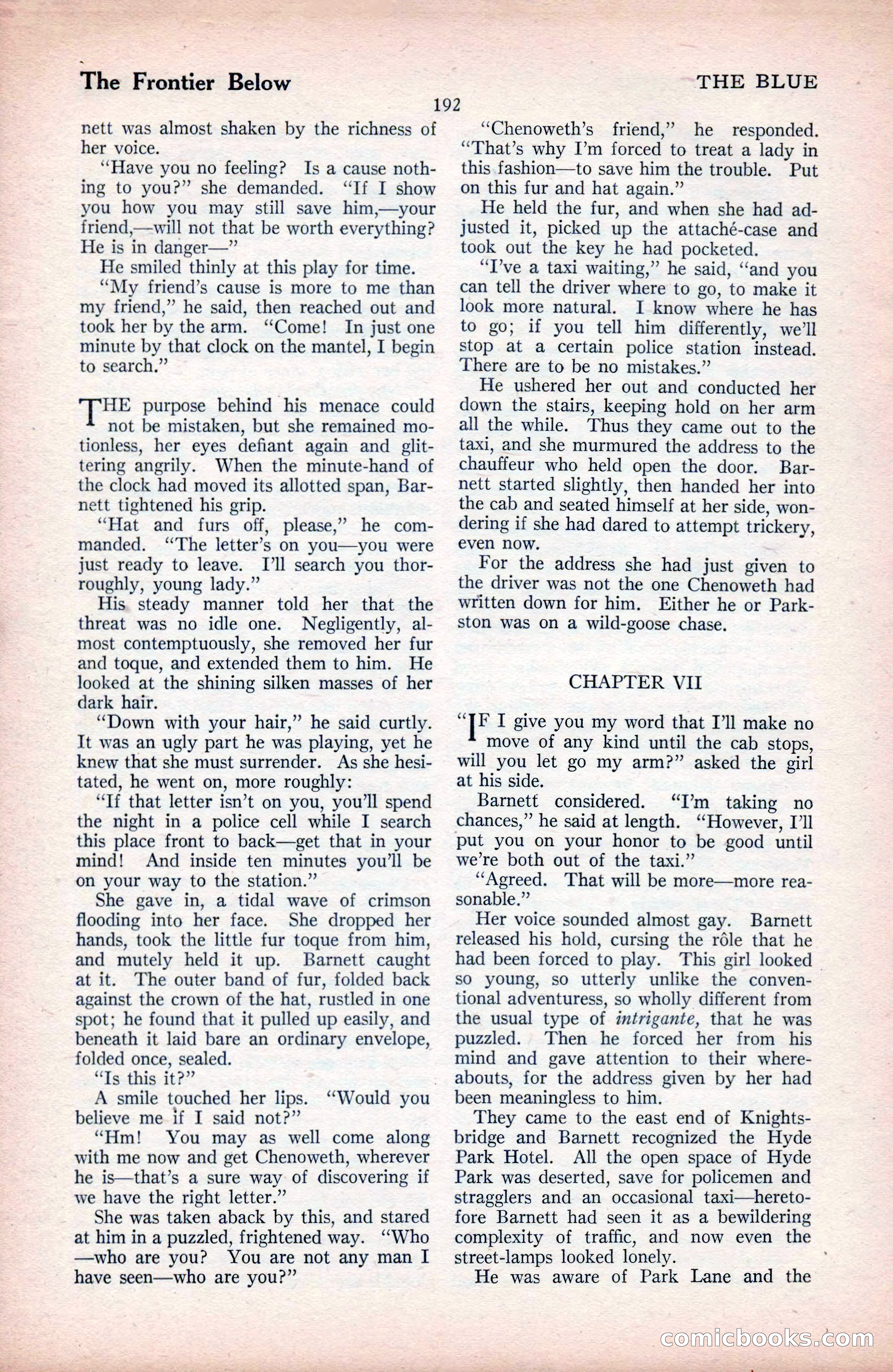 The Blue Book Magazine, September 1925 — page 194 of 208