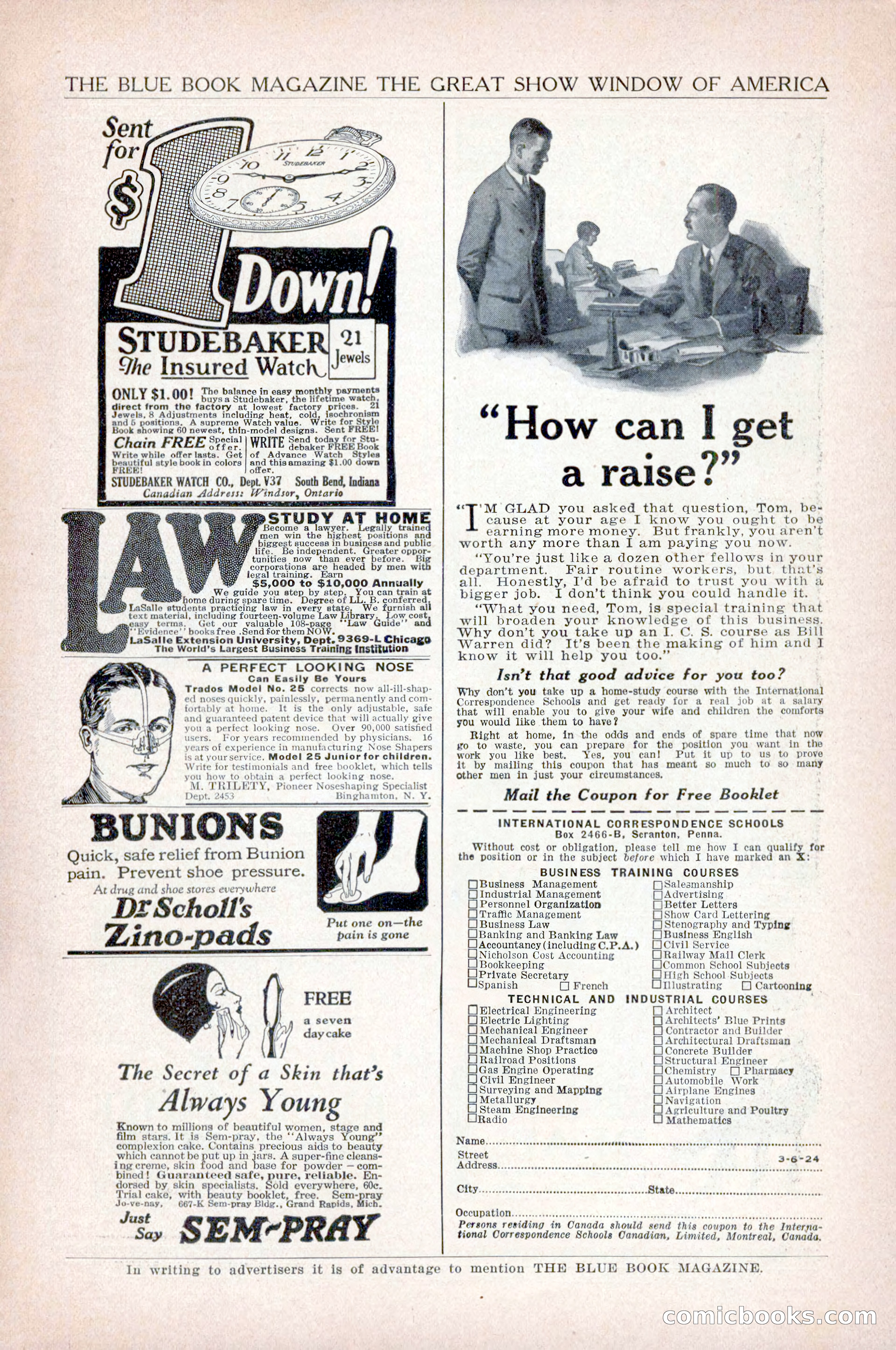The Blue Book Magazine, September 1925 — page 201 of 208
