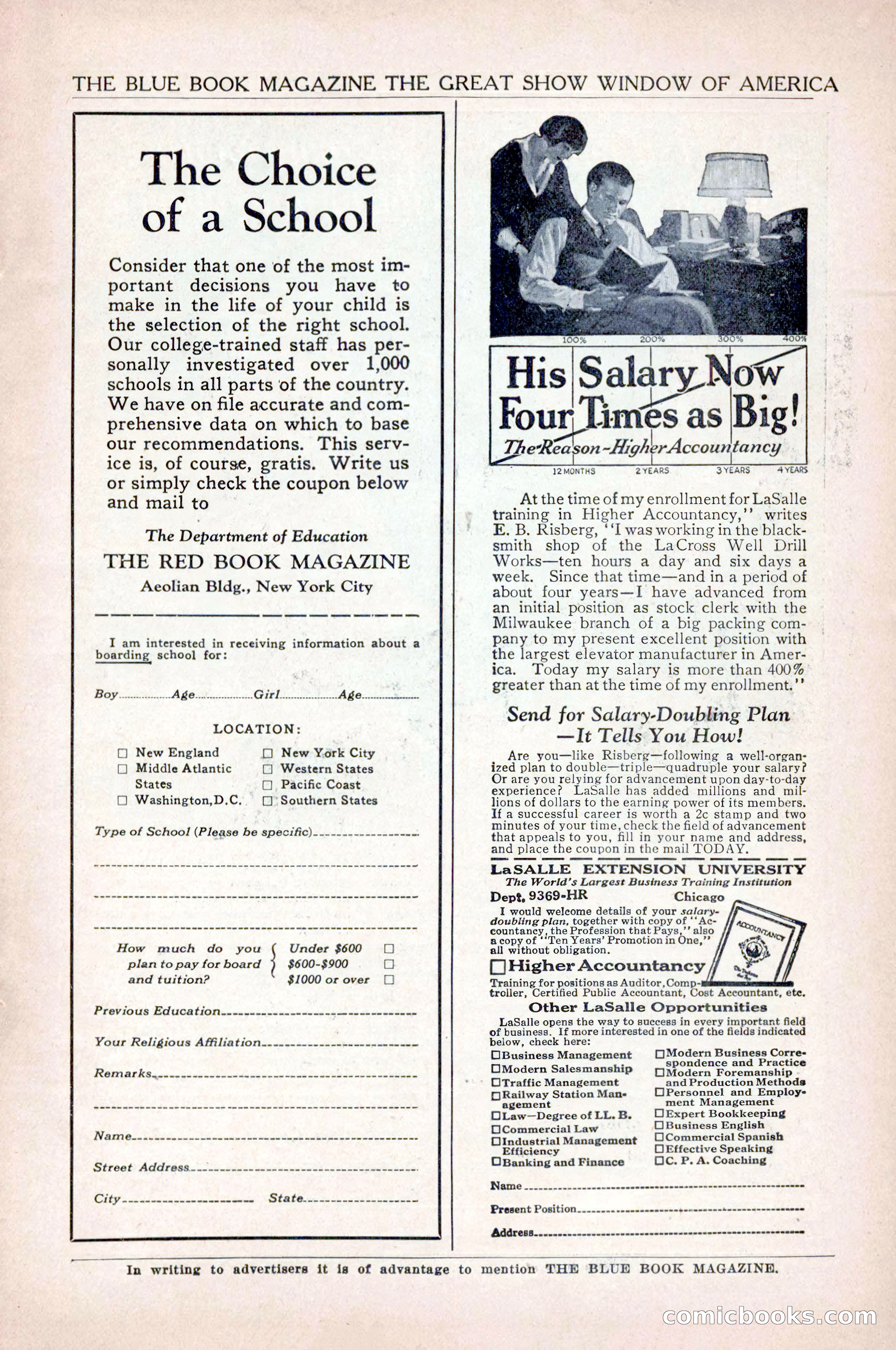 The Blue Book Magazine, September 1925 — page 205 of 208