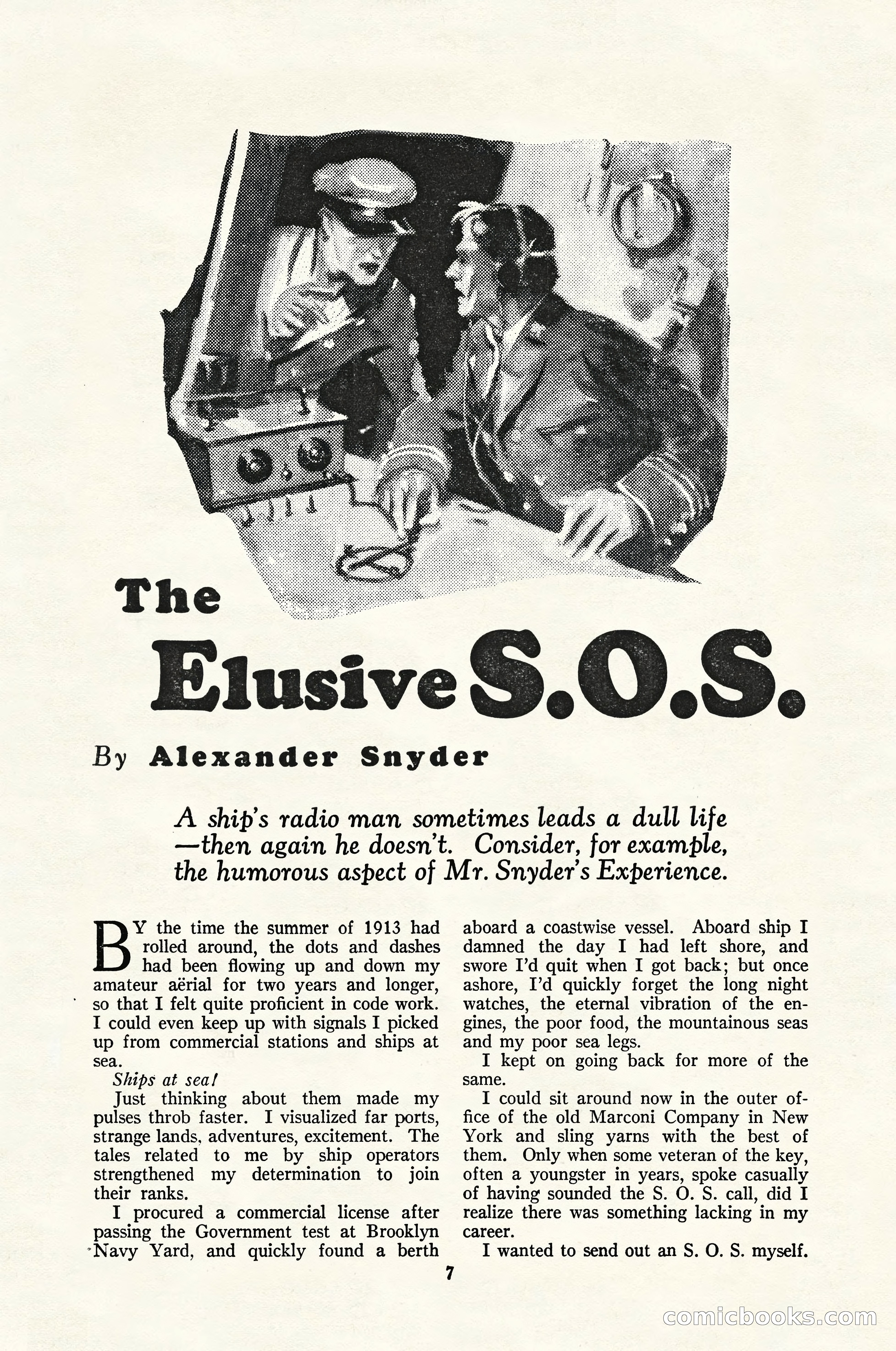 The Blue Book Magazine, January 1926 — page 9 of 208