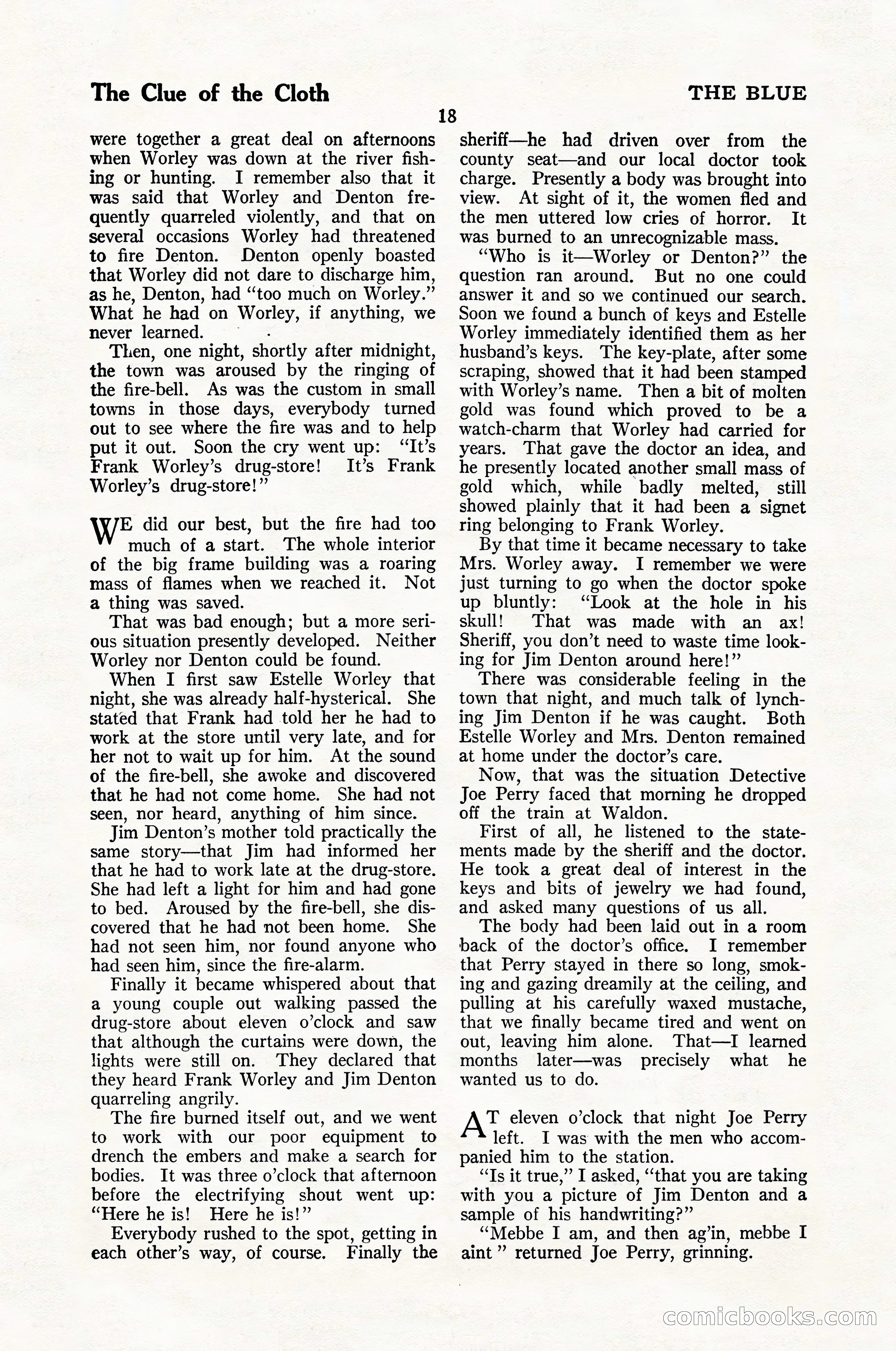 The Blue Book Magazine, January 1926 — page 20 of 208
