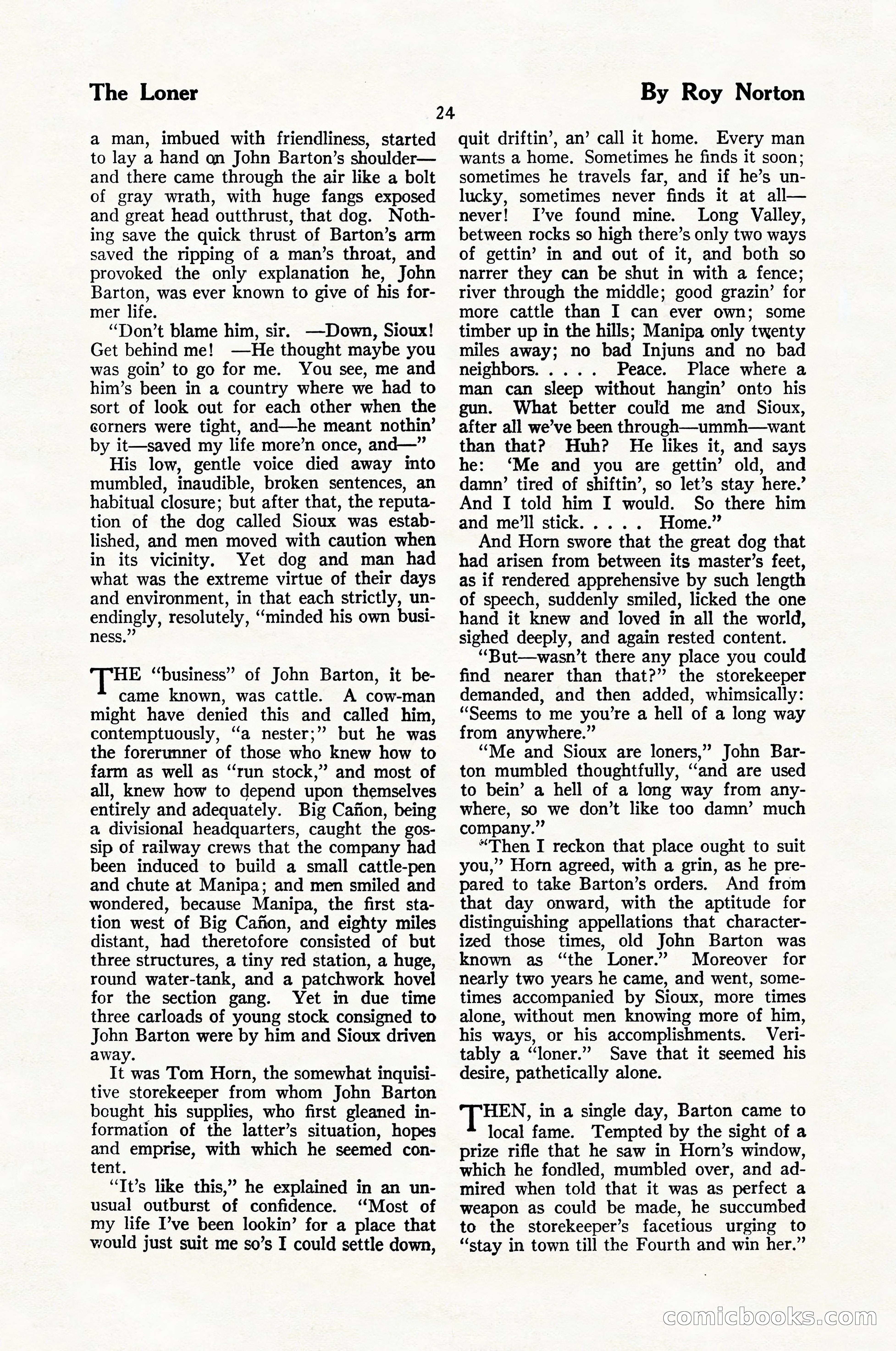 The Blue Book Magazine, January 1926 — page 26 of 208