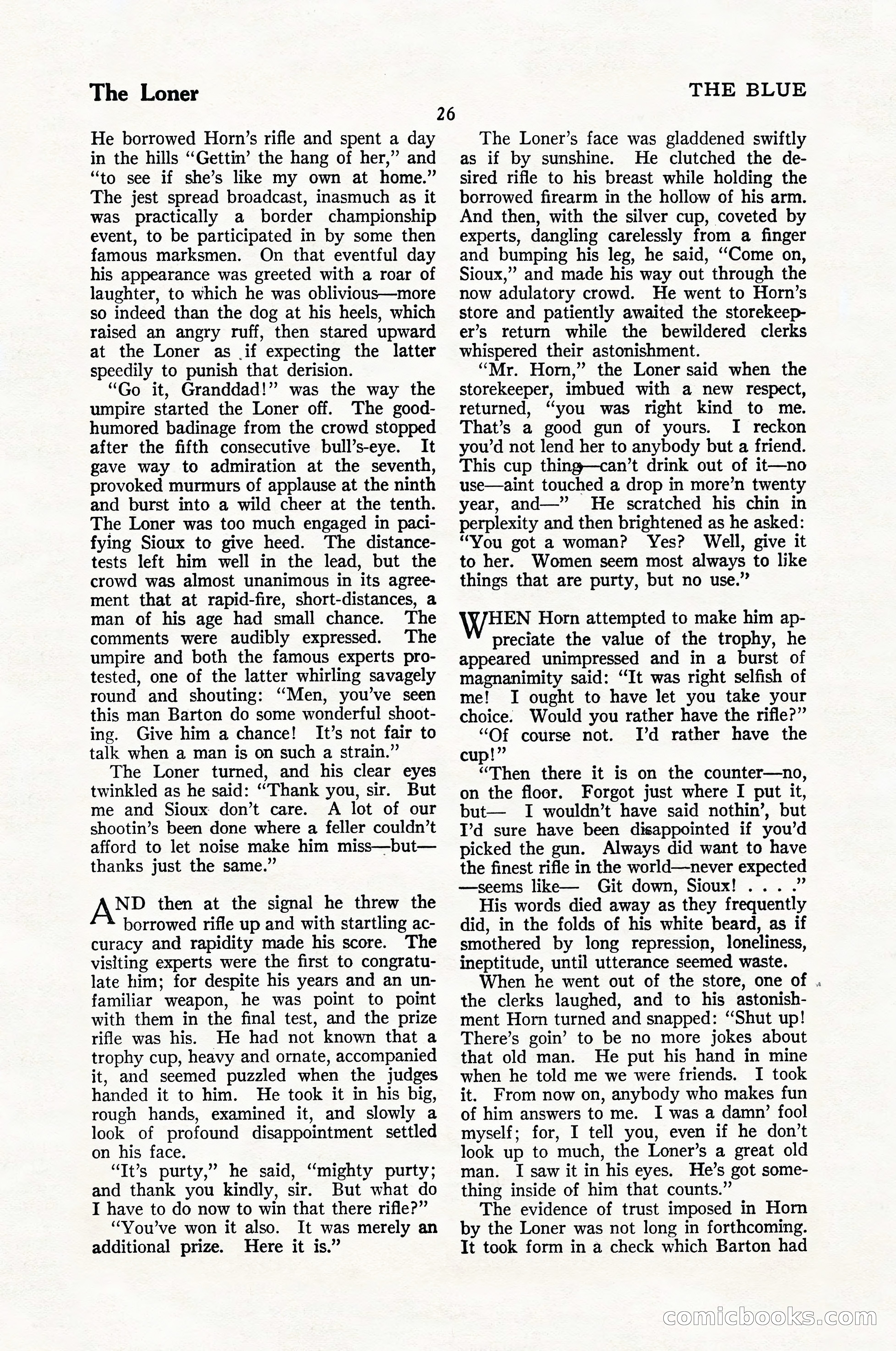 The Blue Book Magazine, January 1926 — page 28 of 208