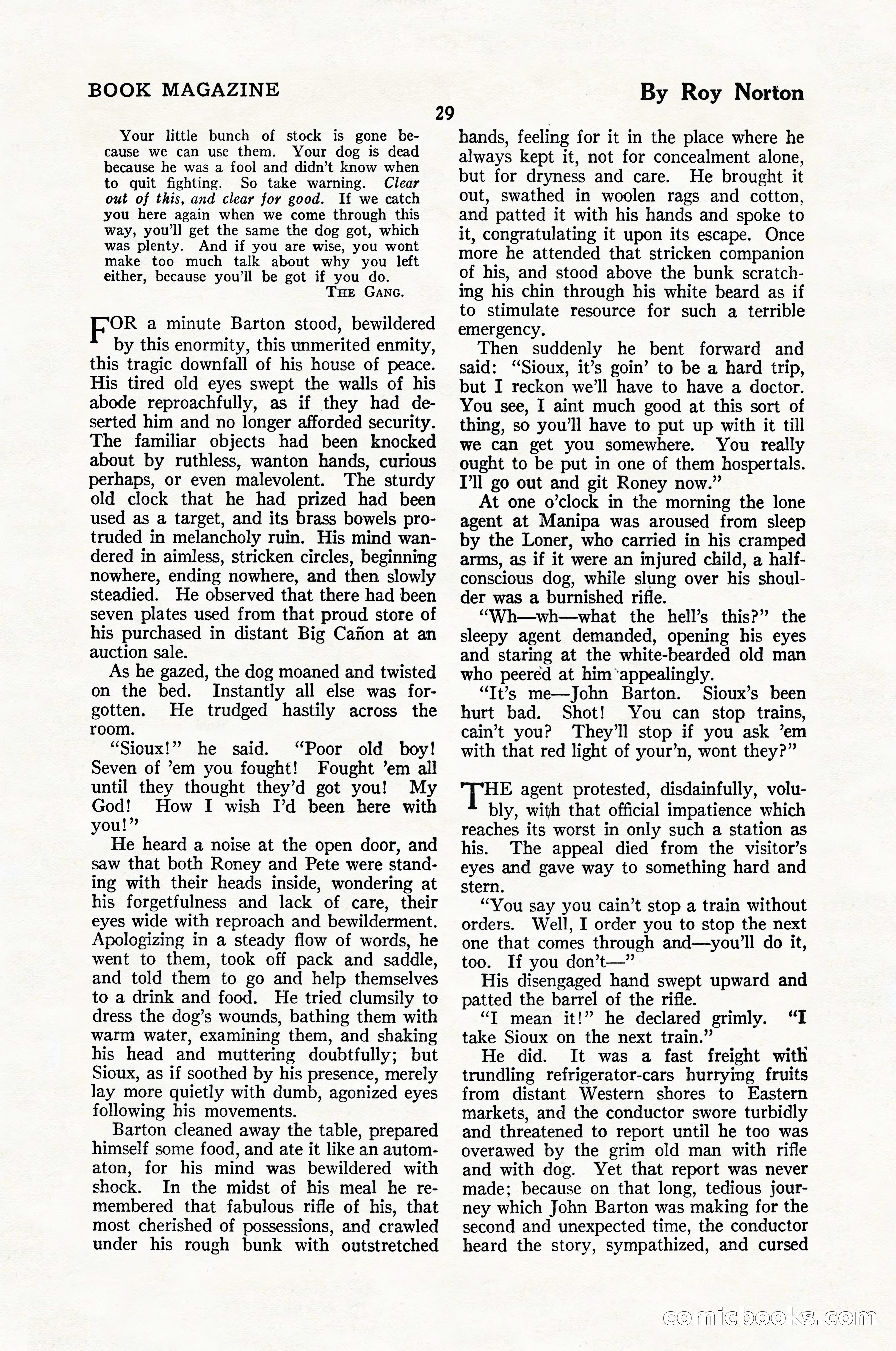 The Blue Book Magazine, January 1926 — page 31 of 208