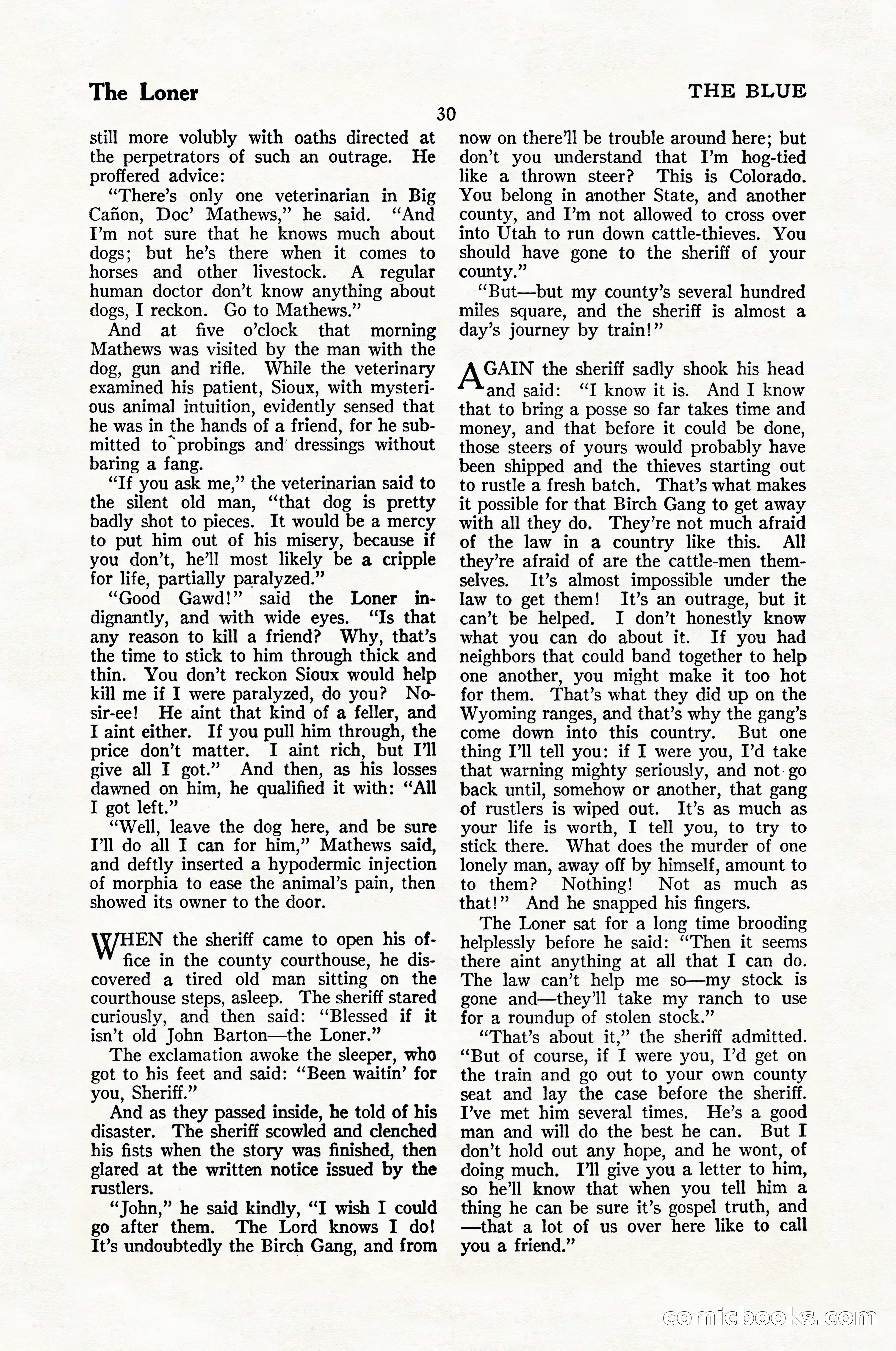 The Blue Book Magazine, January 1926 — page 32 of 208