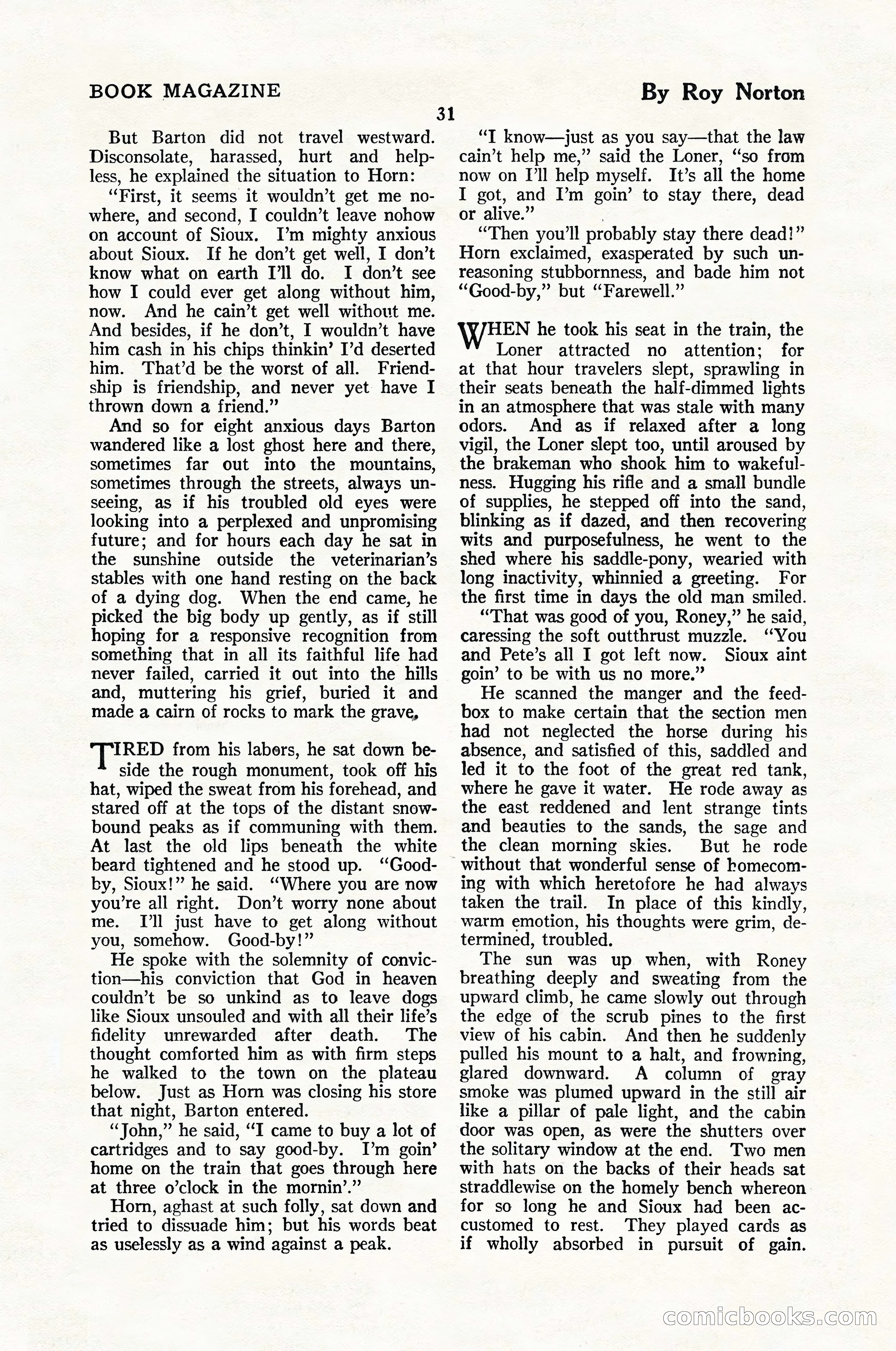 The Blue Book Magazine, January 1926 — page 33 of 208