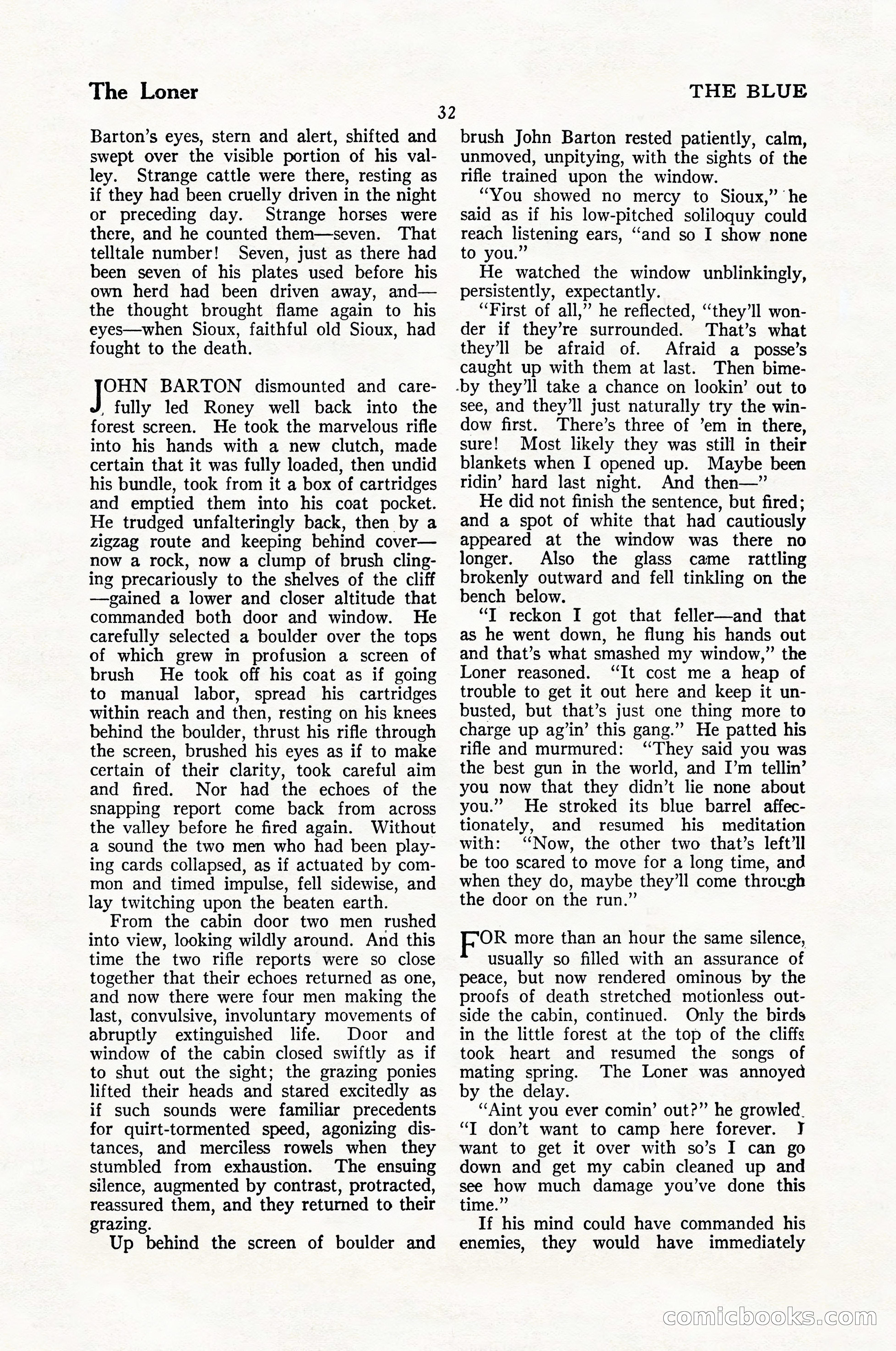 The Blue Book Magazine, January 1926 — page 34 of 208