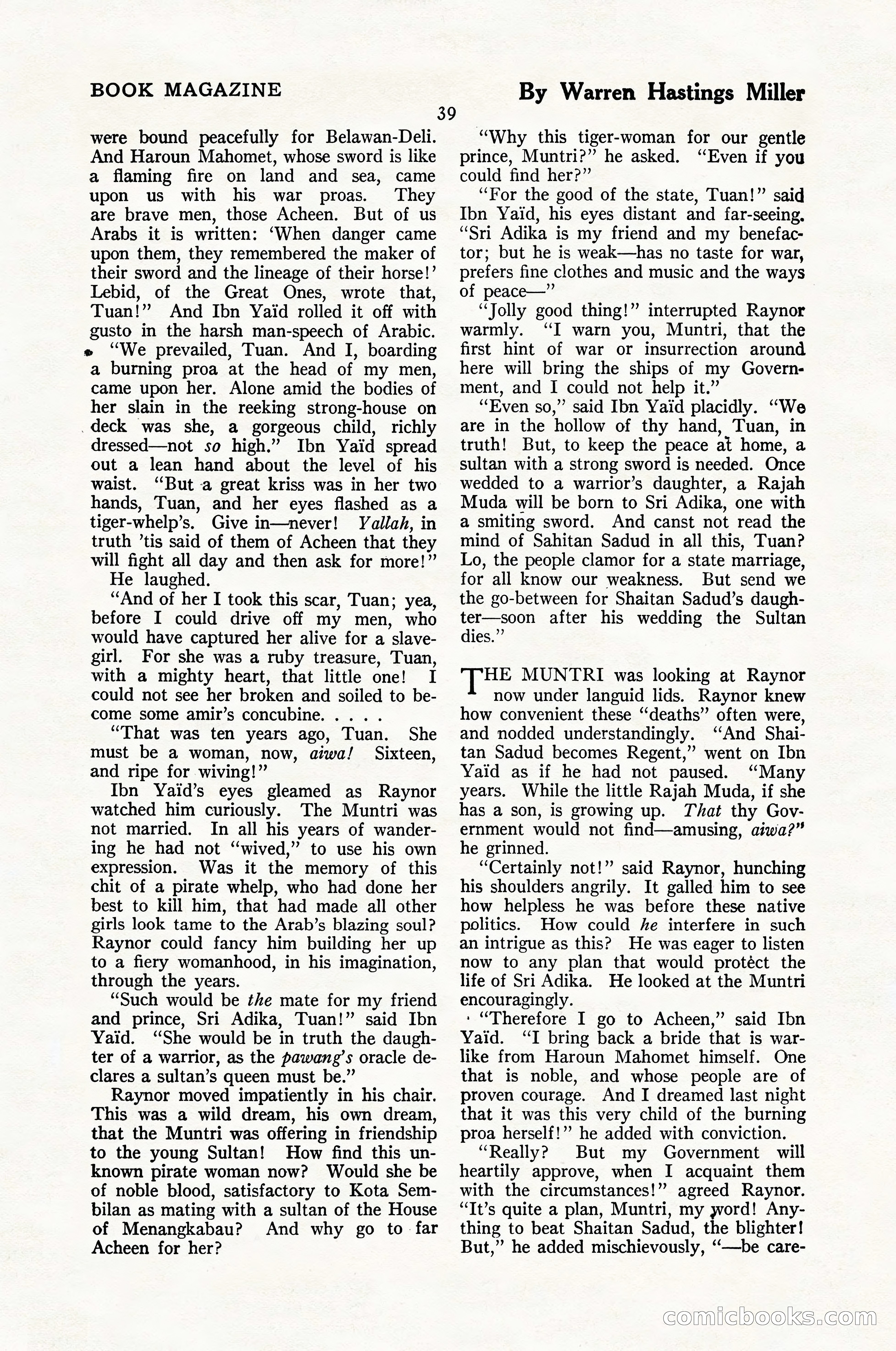 The Blue Book Magazine, January 1926 — page 41 of 208