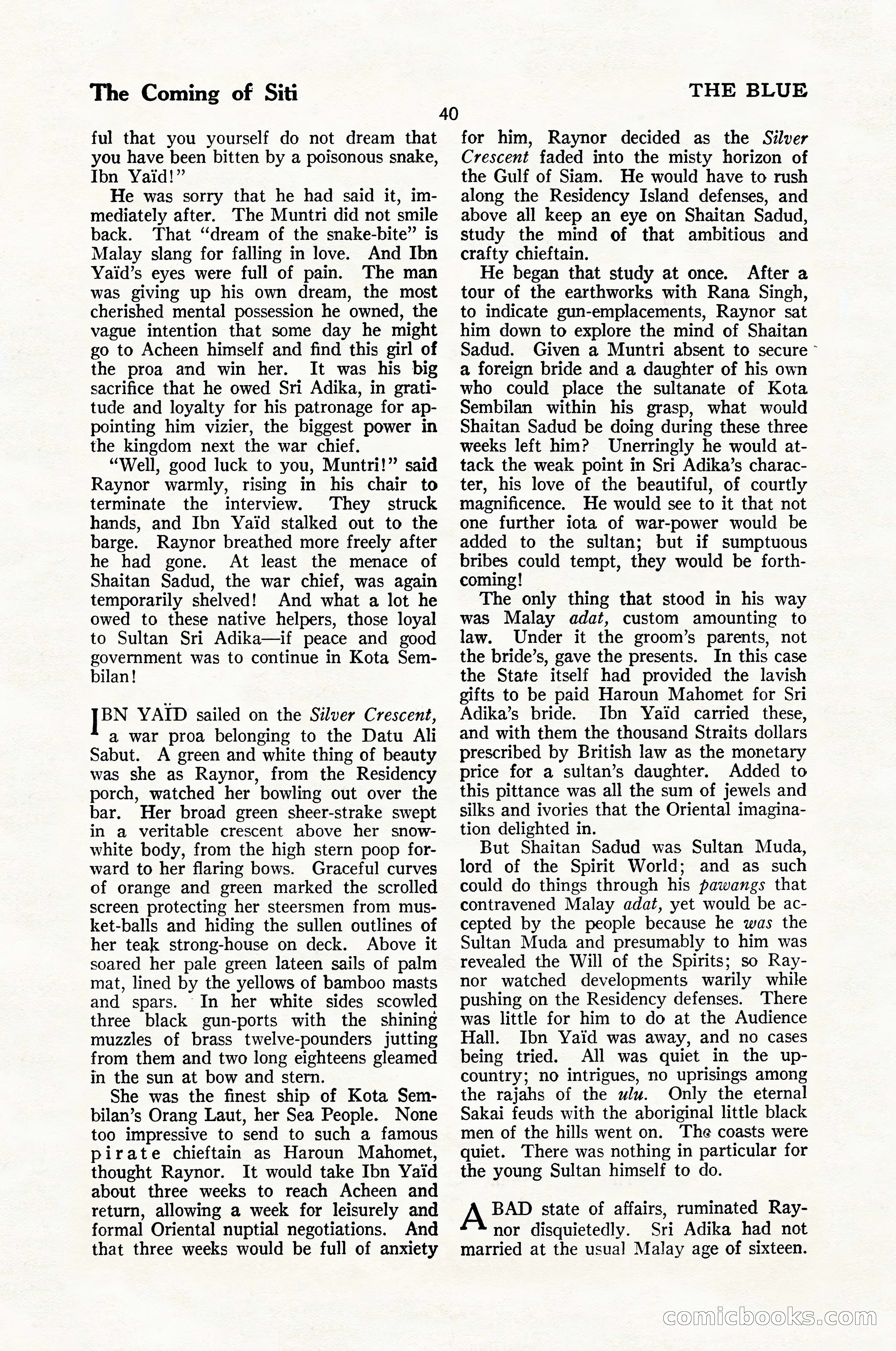 The Blue Book Magazine, January 1926 — page 42 of 208